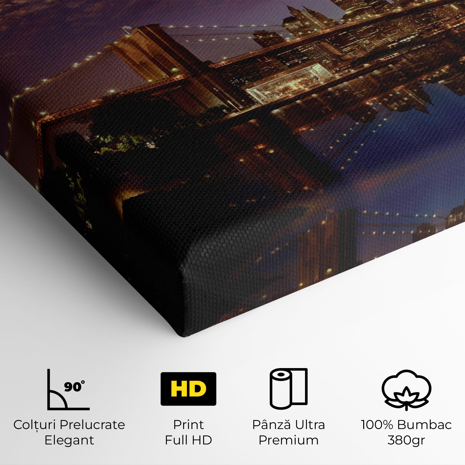 Tablou Canvas Sunset New York mockup 4