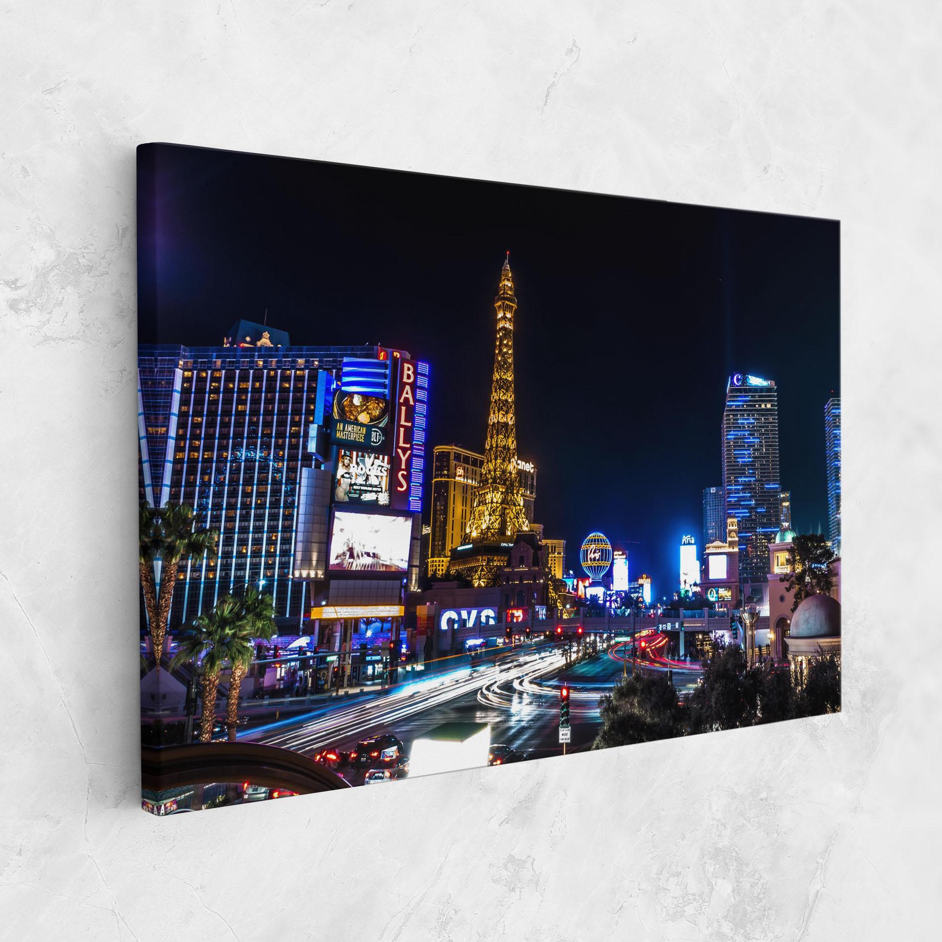 Tablou Canvas Las Vegas Night mockup 1