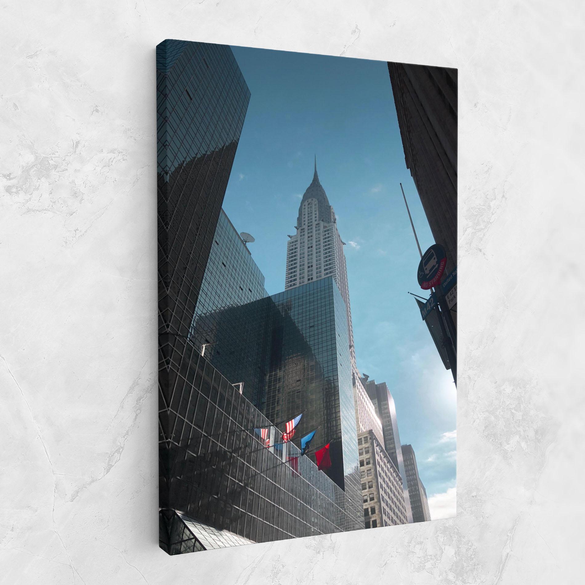 Tablou Canvas Big Glass Tower mockup 1