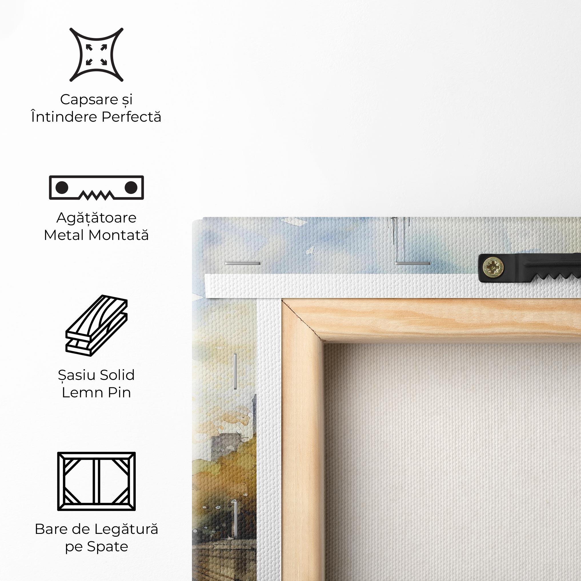 Tablou Canvas City Skyline Painting mockup 5