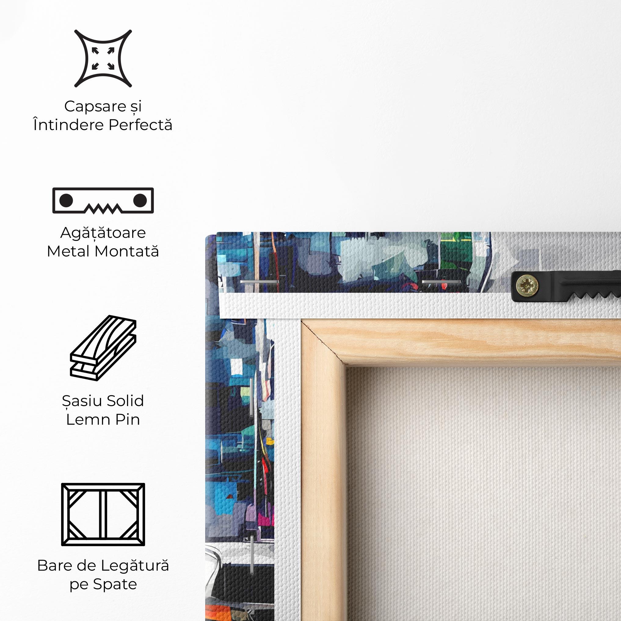 Tablou Canvas Grunge City Street mockup 5