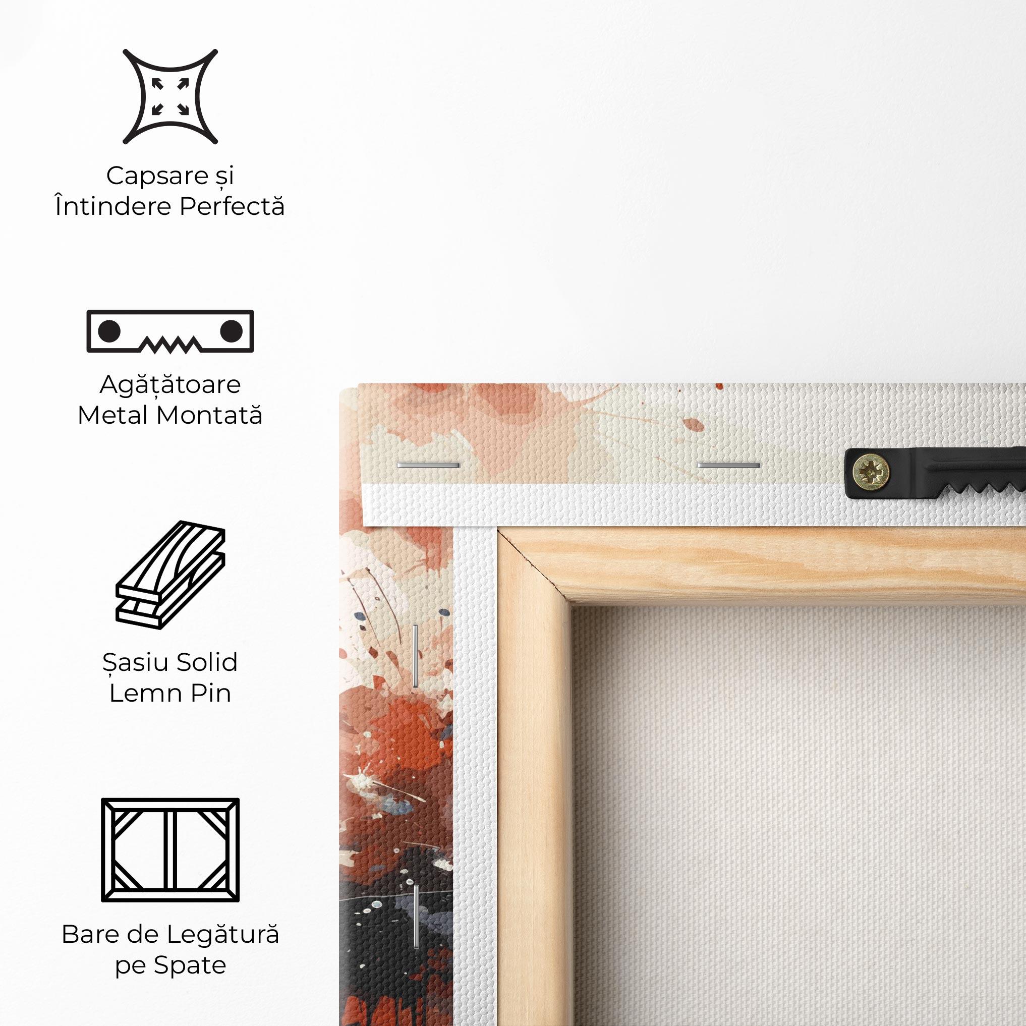 Tablou Canvas Red Blue Liberty Statue mockup 5