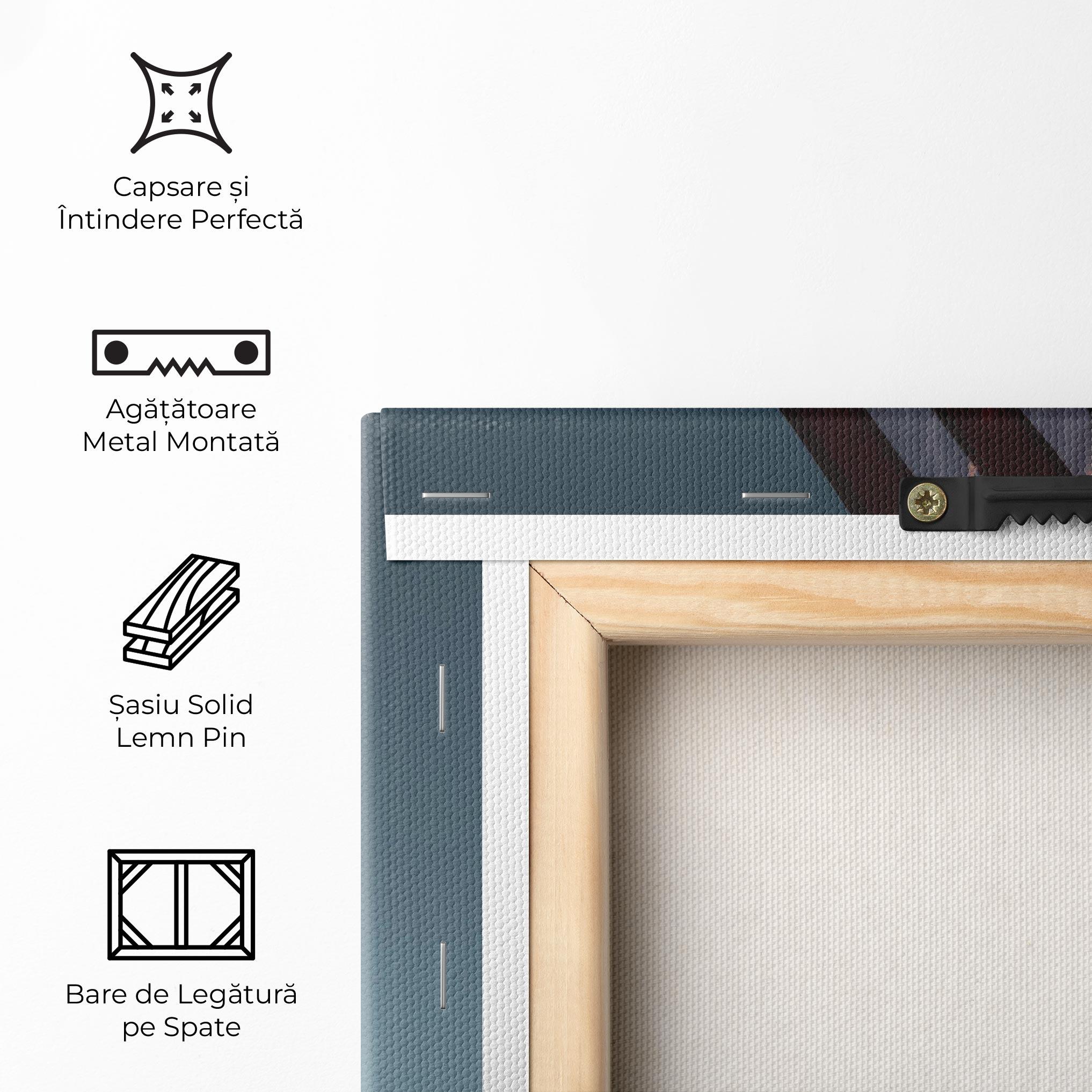 Tablou Canvas Usa Flag mockup 5