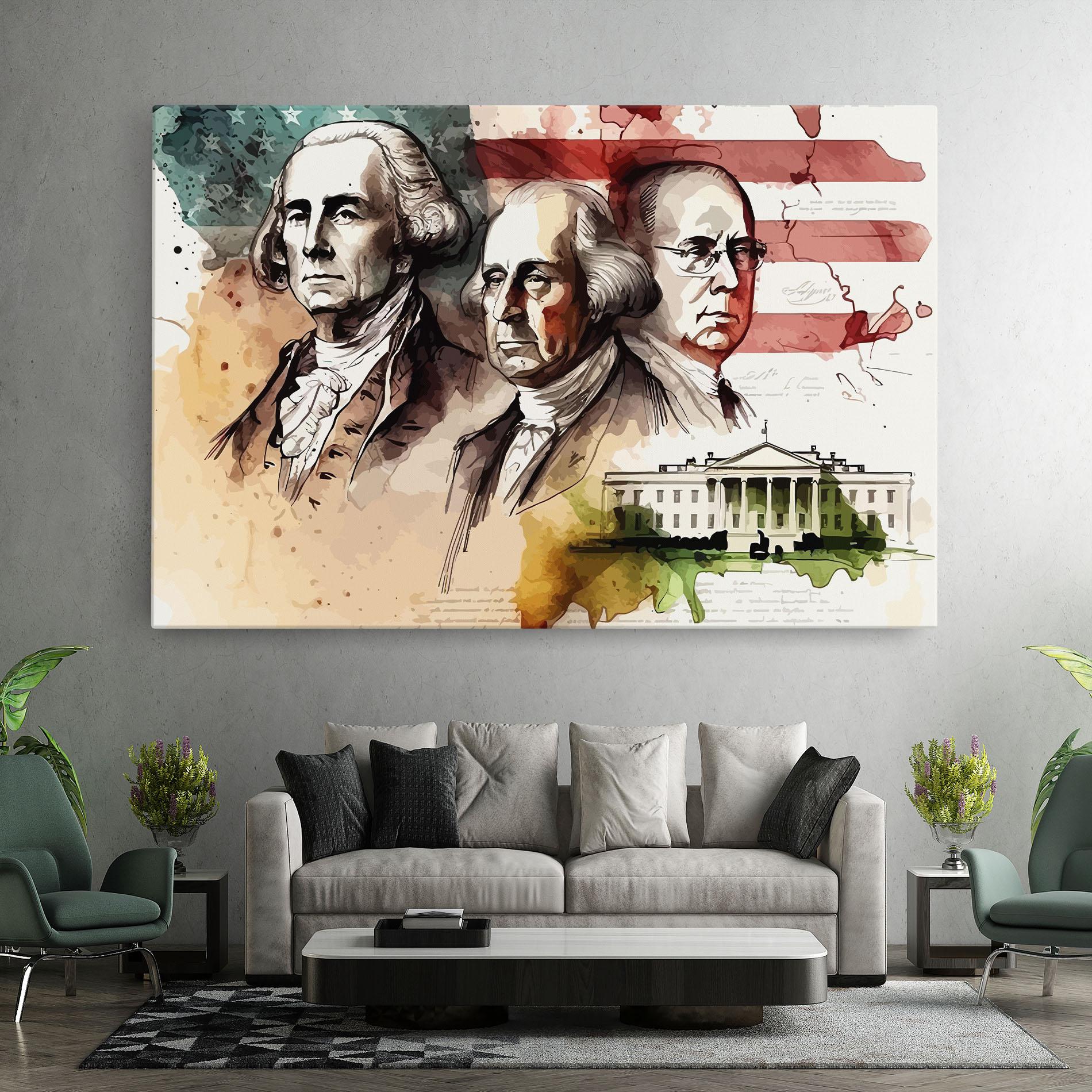 Tablou Canvas American Art Flag mockup 7
