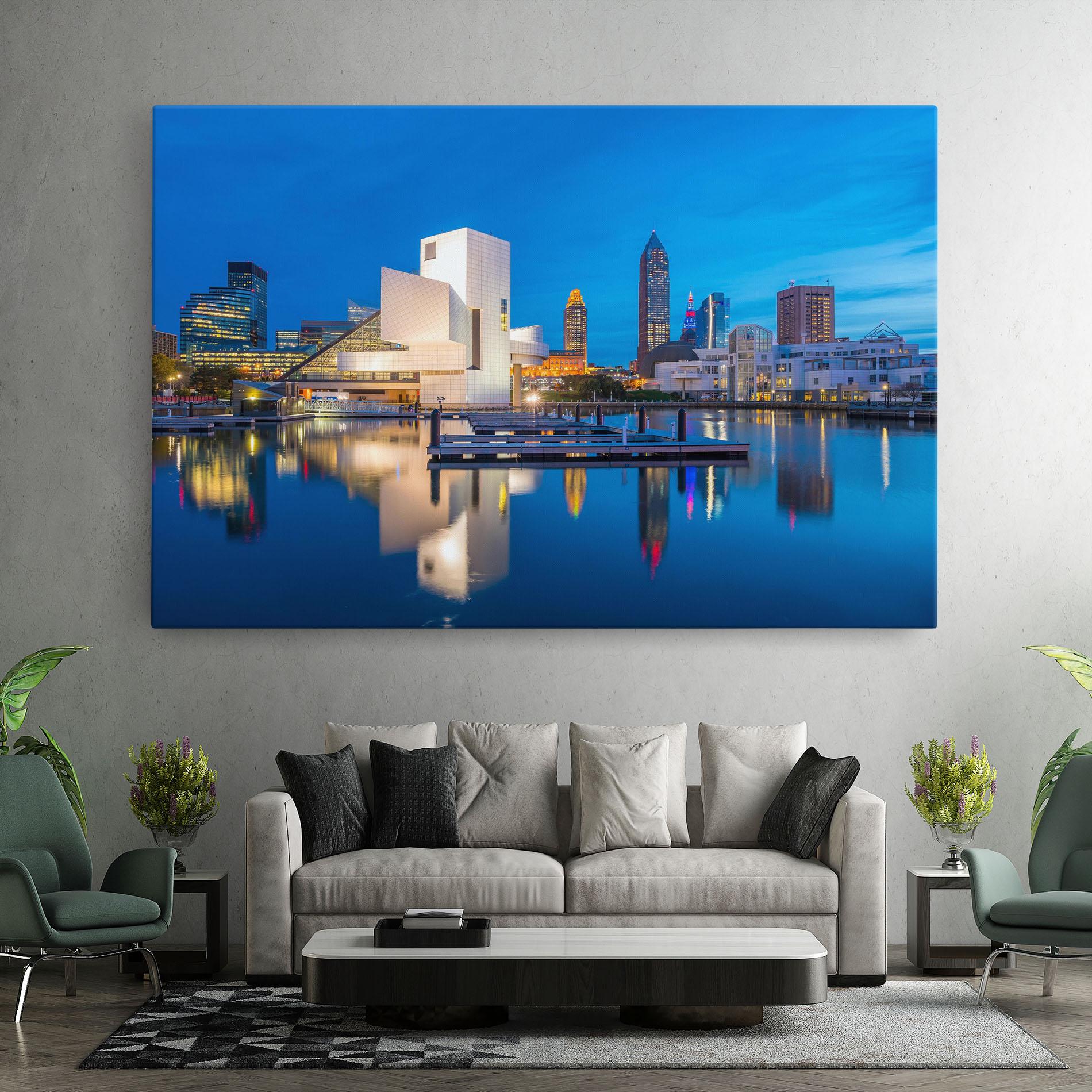 Tablou Canvas Lakefront Ohio Usa mockup 7
