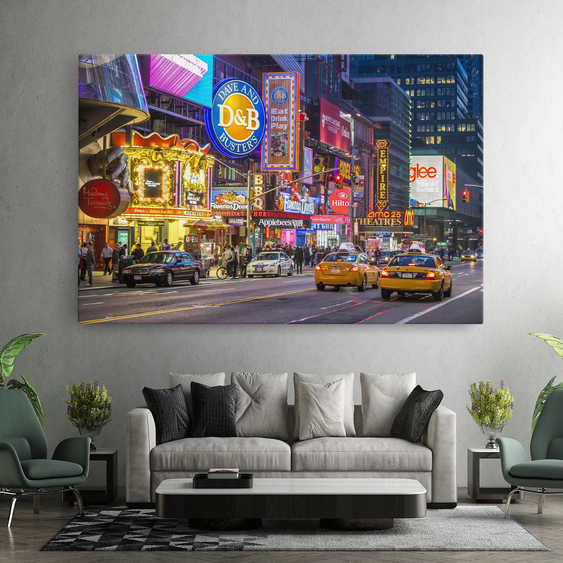 Tablou Canvas New York Lights mockup 7