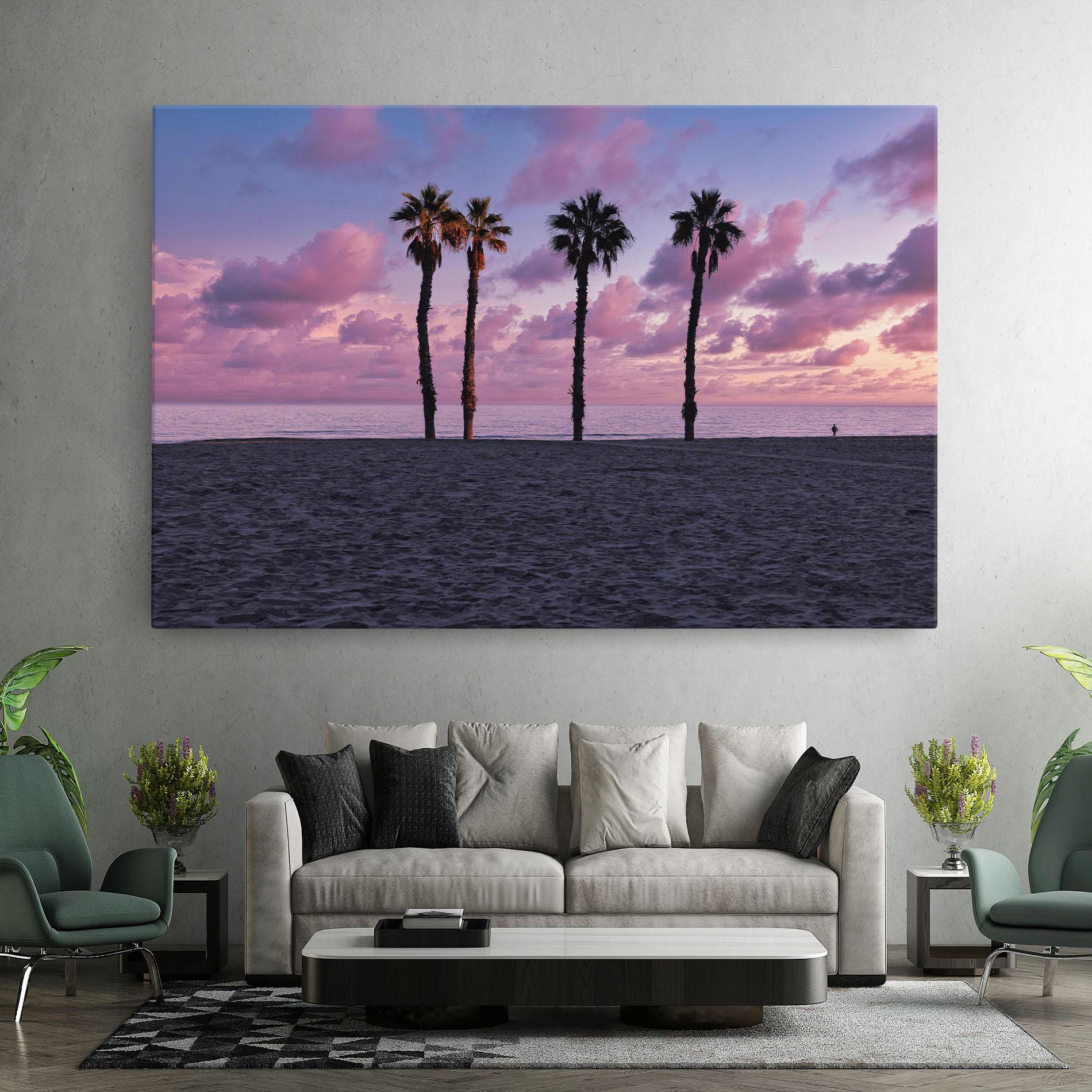 Tablou Canvas Palm Trees Beach mockup 7