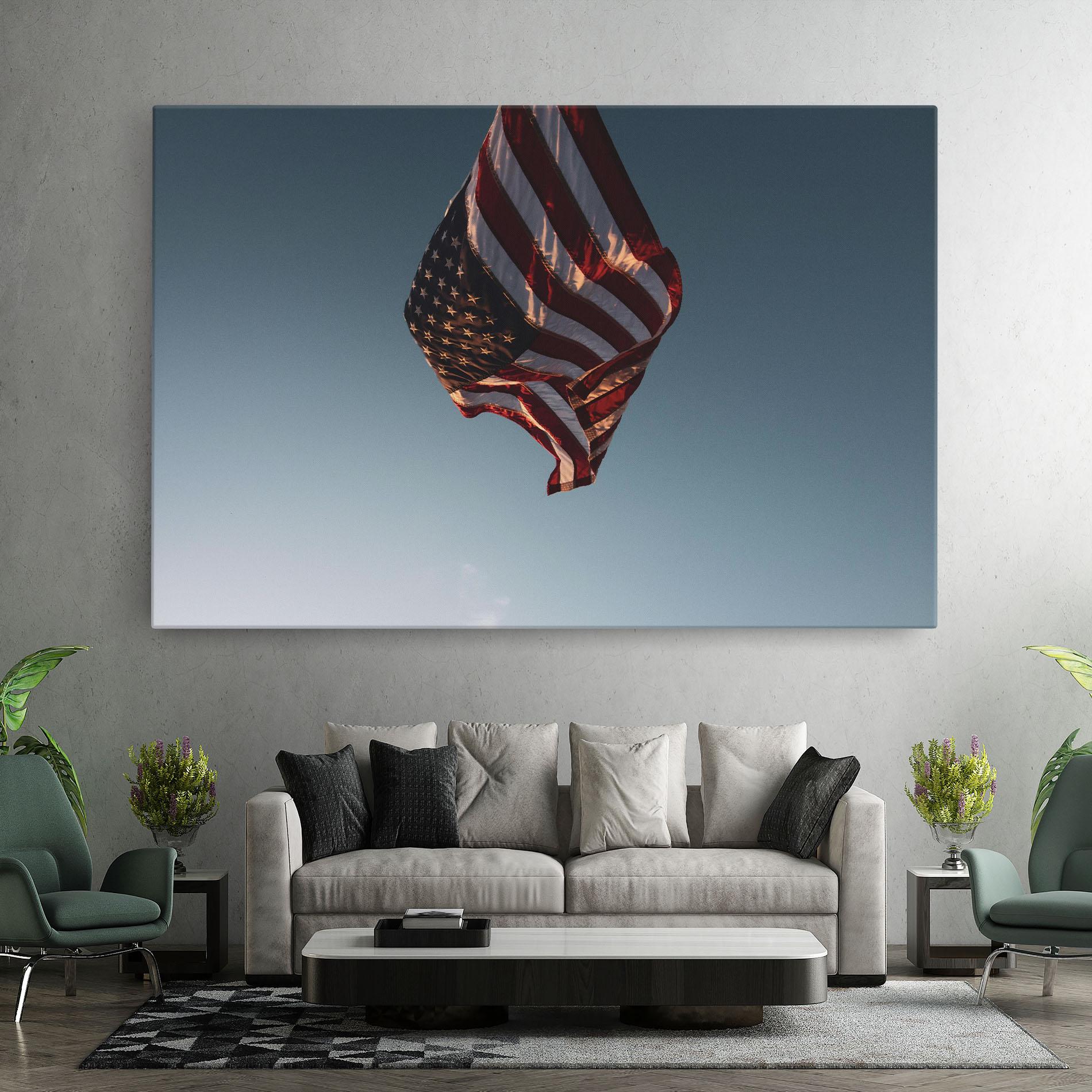 Tablou Canvas Usa Flag mockup 7