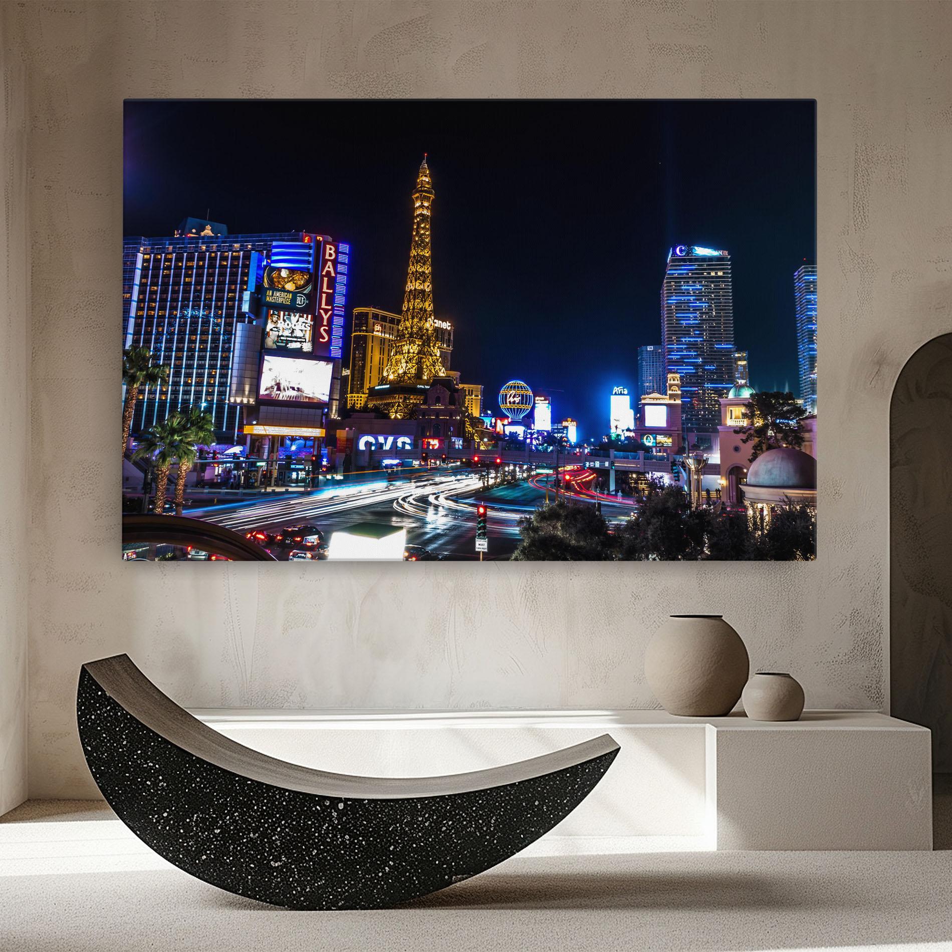 Tablou Canvas Las Vegas Night mockup 8