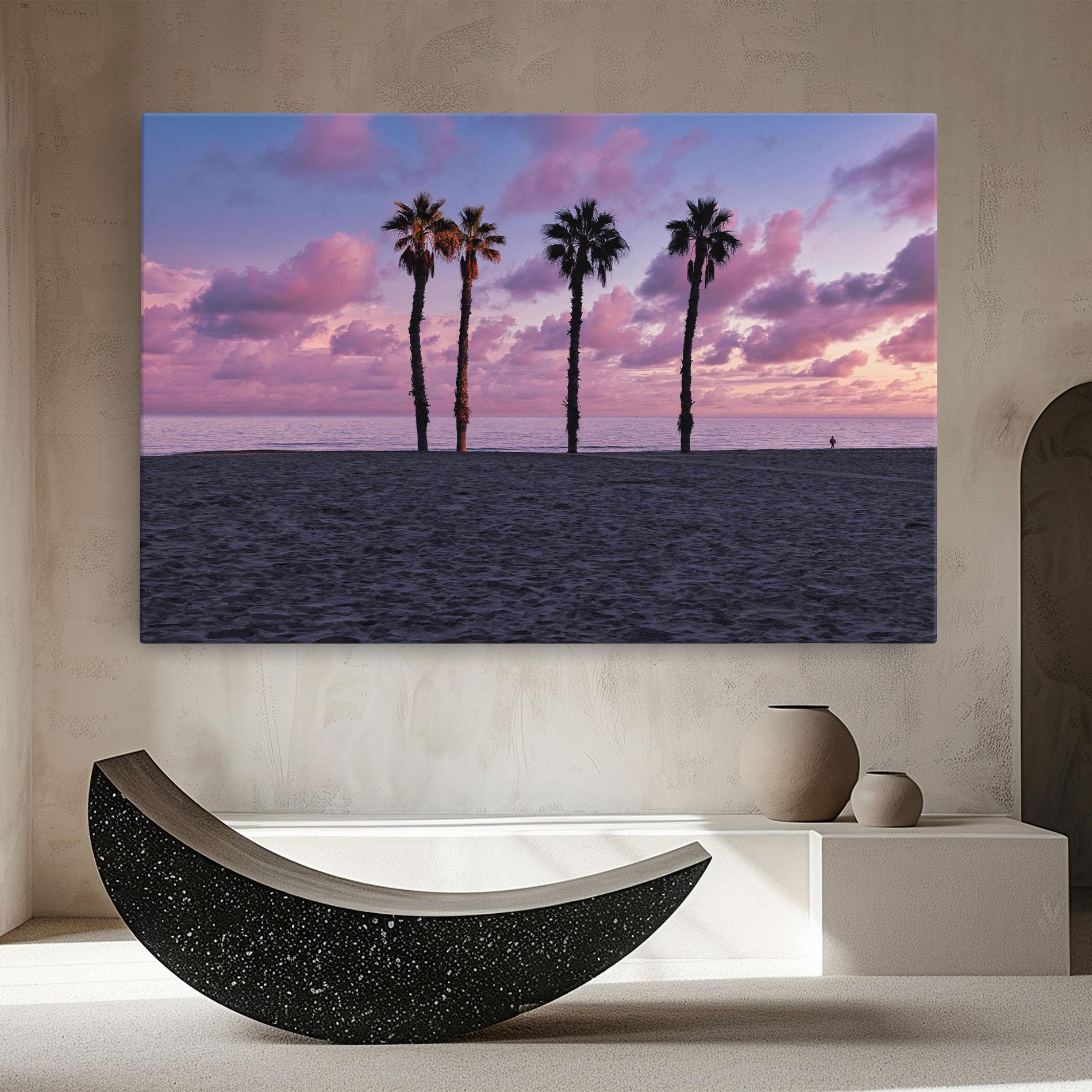 Tablou Canvas Palm Trees Beach mockup 8