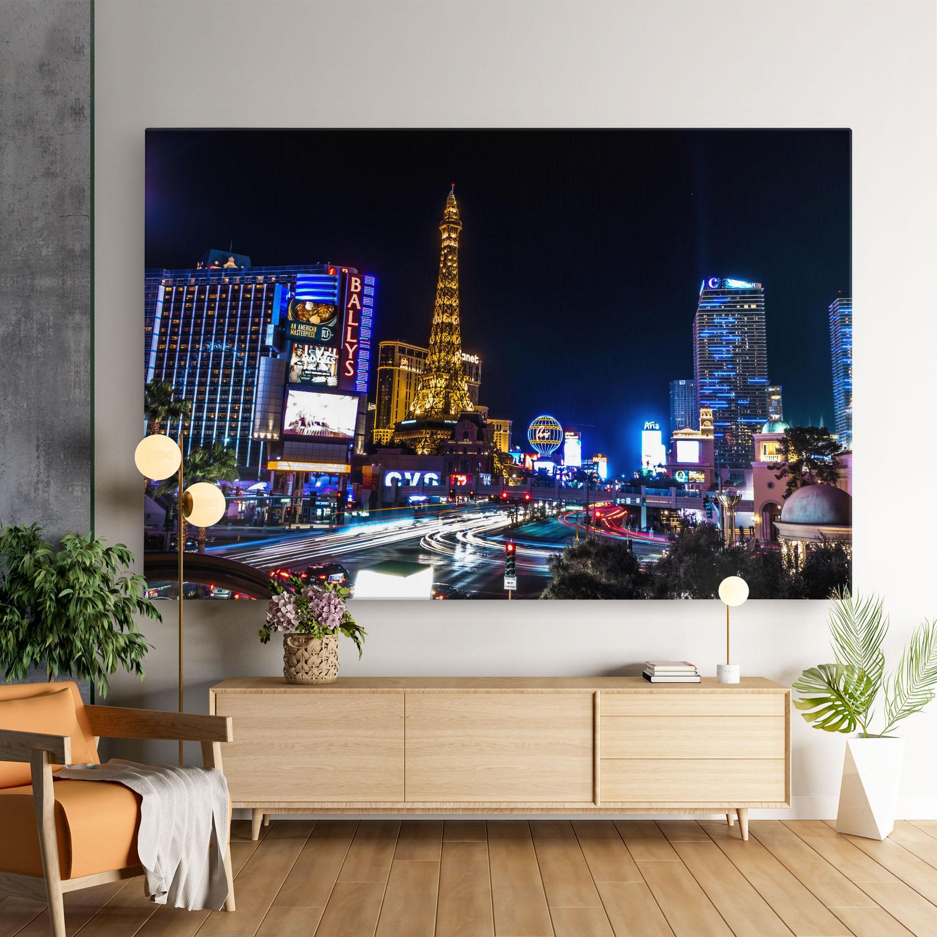 Tablou Canvas Las Vegas Night mockup 9