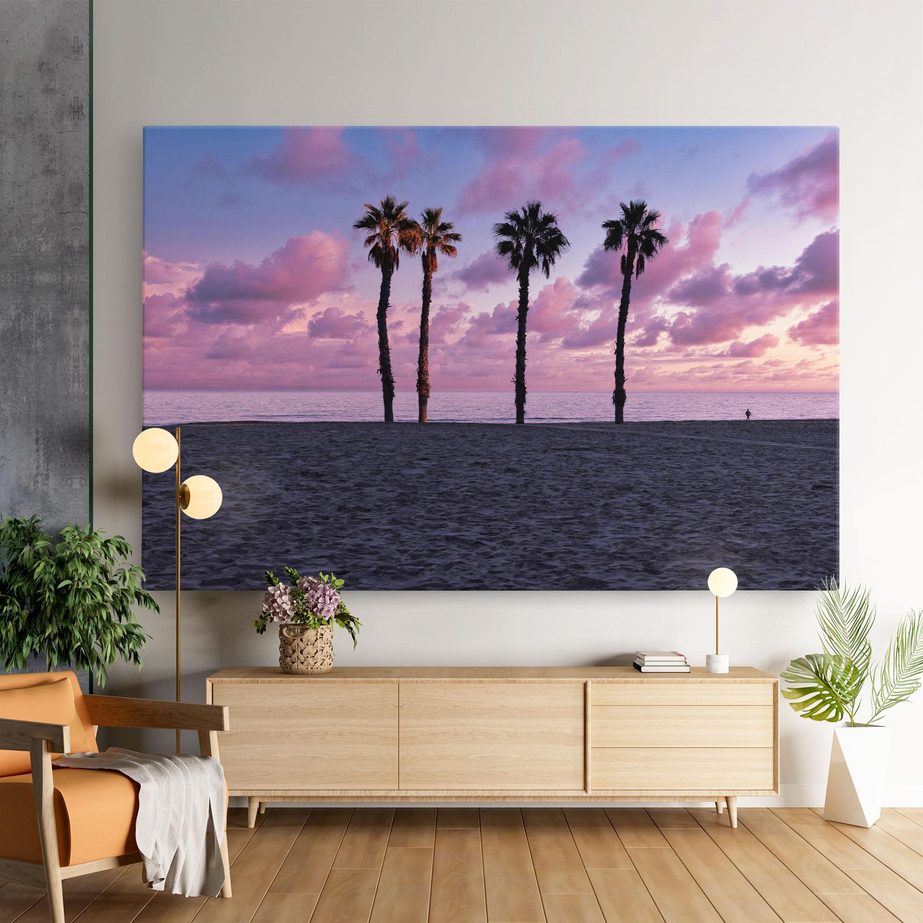 Tablou Canvas Palm Trees Beach mockup 9