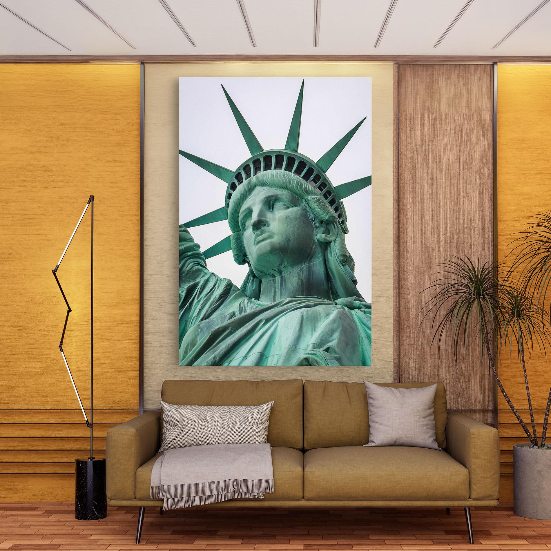 Tablou Canvas Statue Of Liberty Head mockup 9