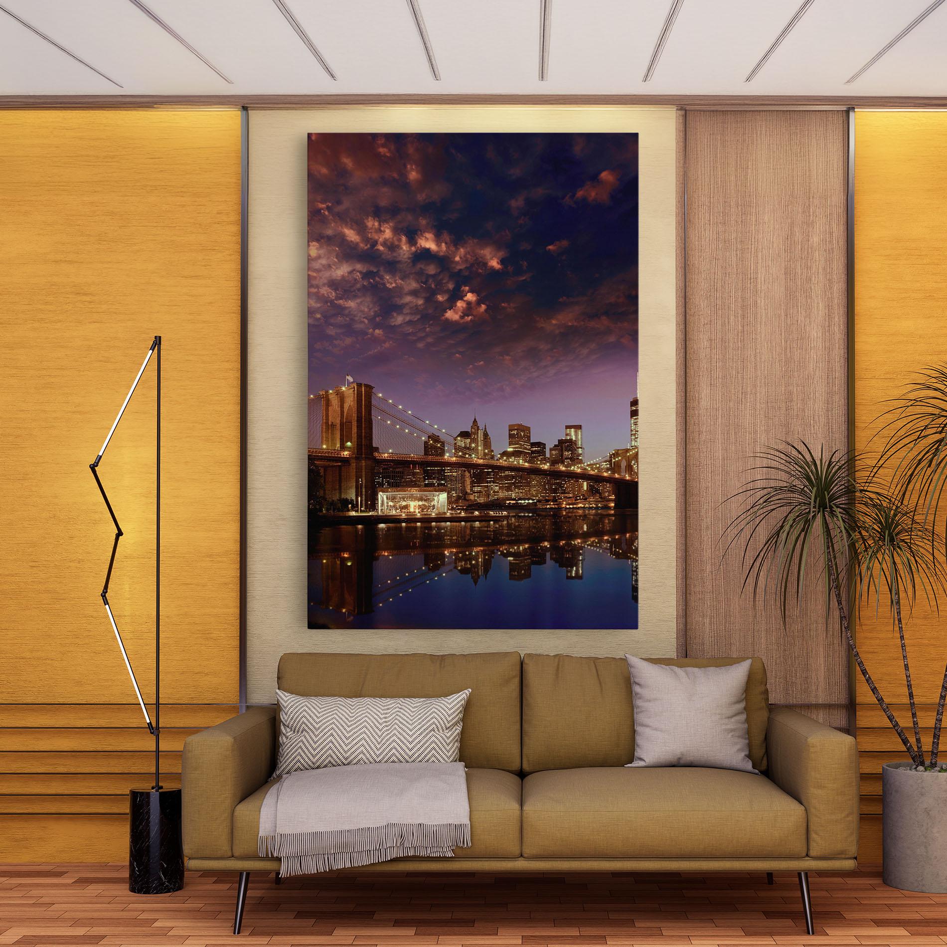 Tablou Canvas Sunset New York mockup 9