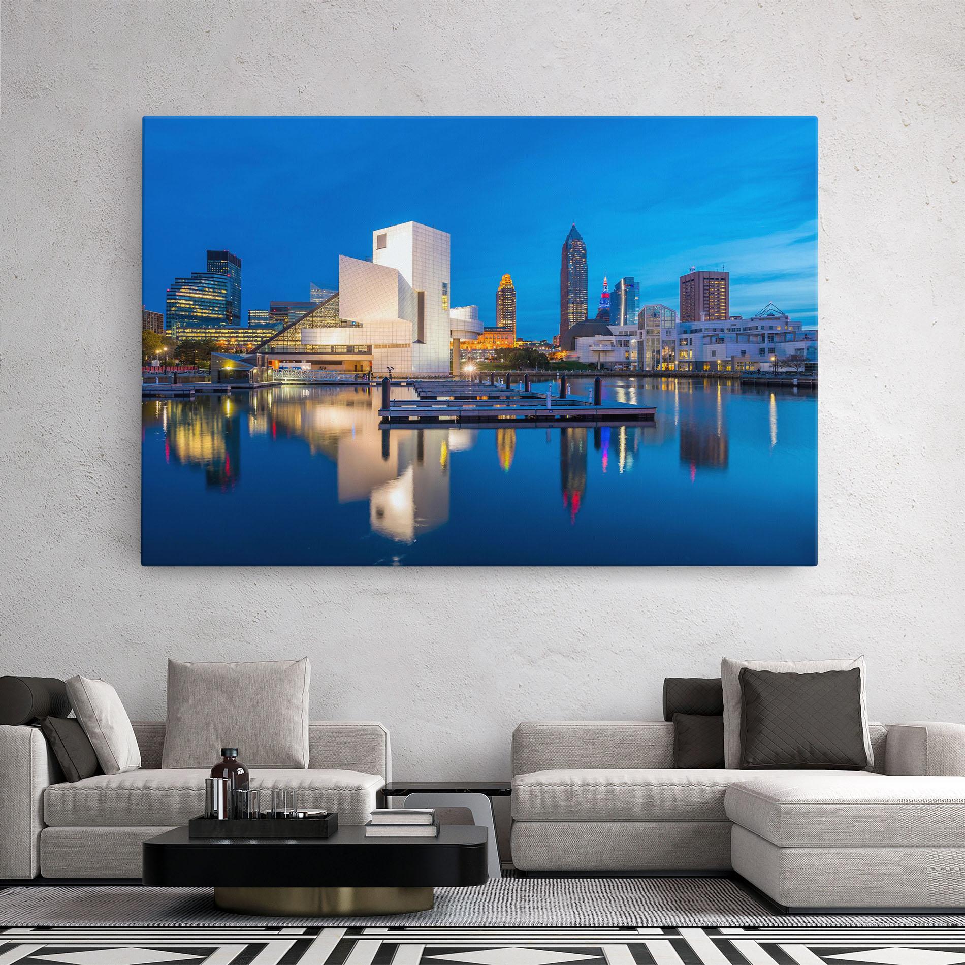 Tablou Canvas Lakefront Ohio Usa mockup 2