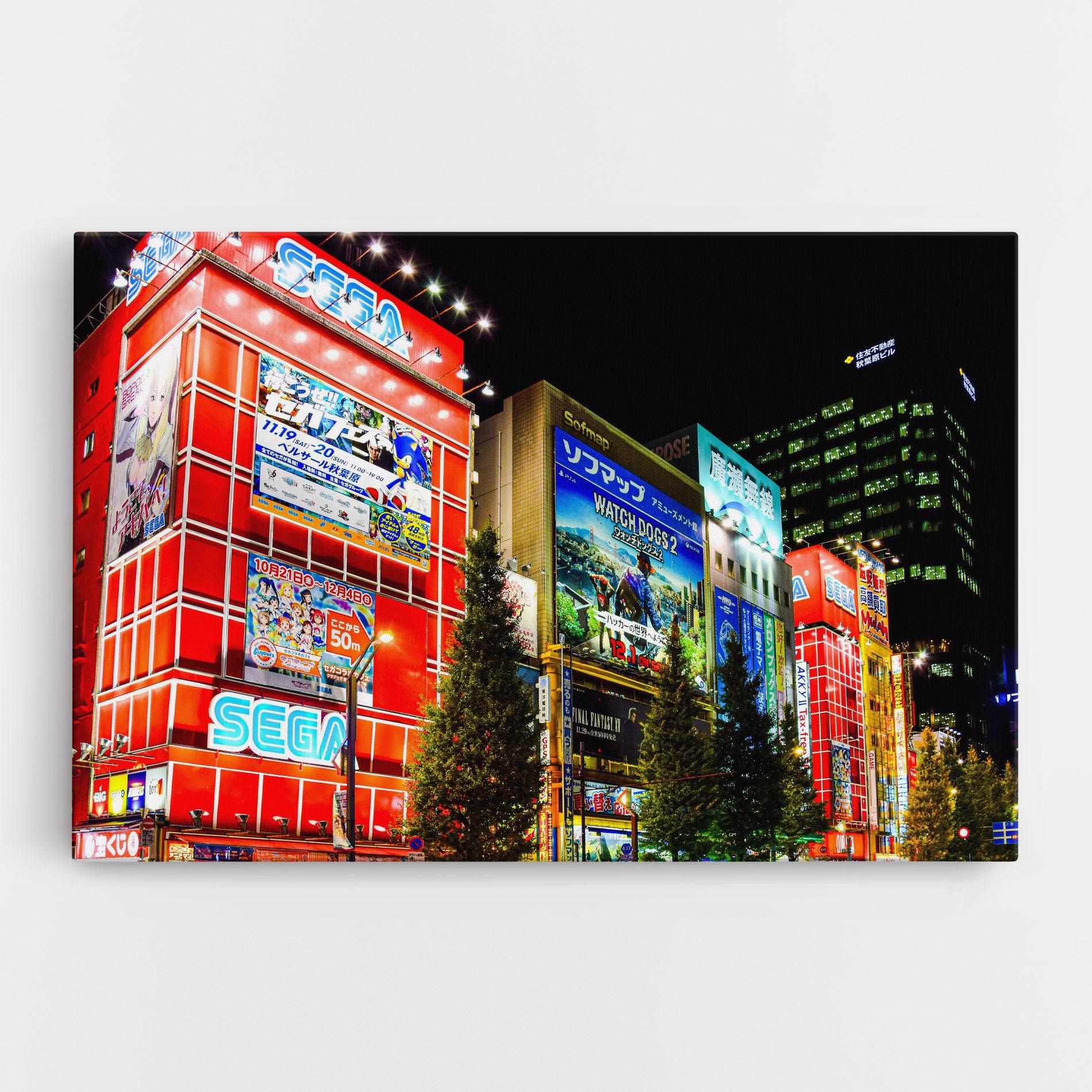 Tablou Canvas Akihabara Night mockup 0