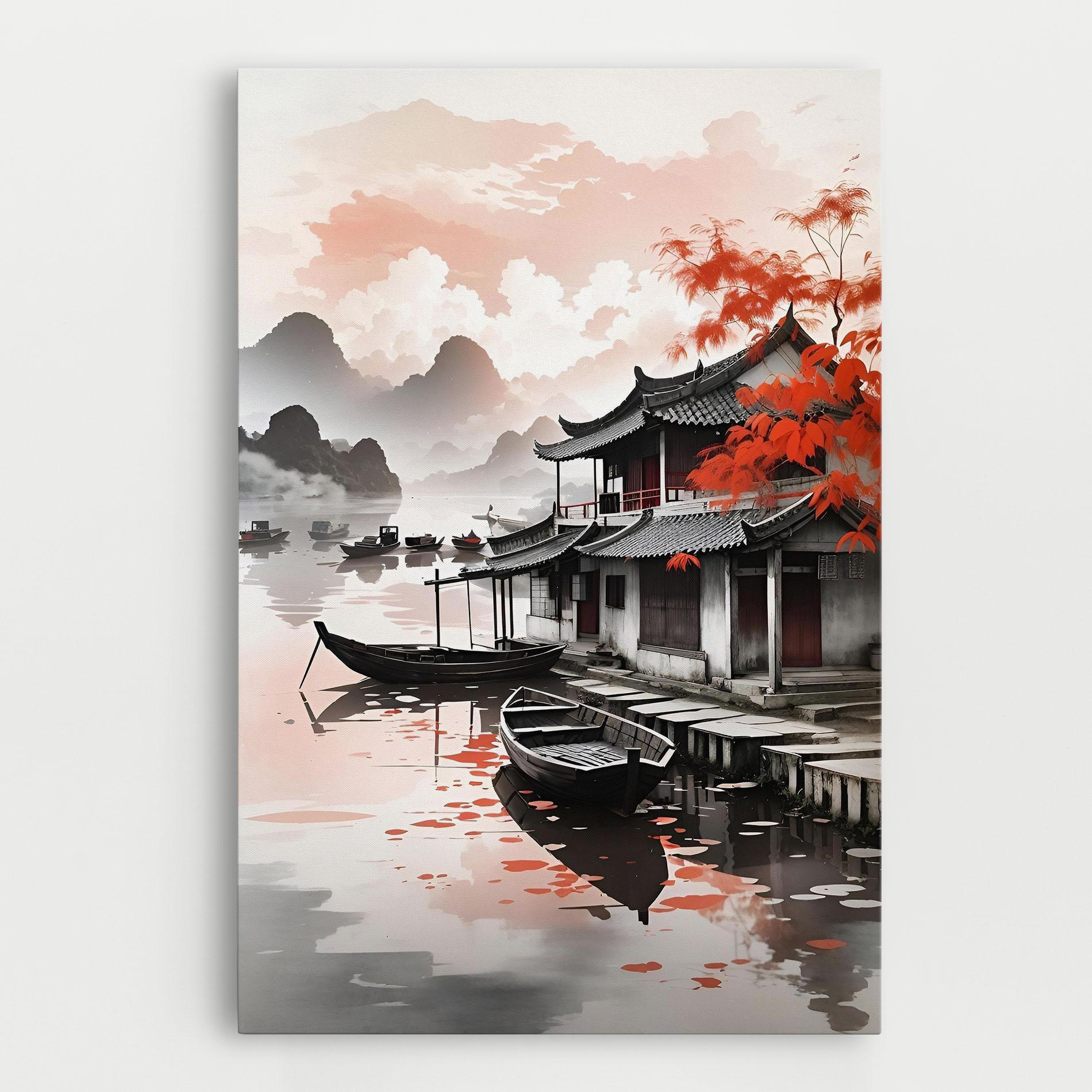 Tablou Canvas Architecture Reflections mockup 0