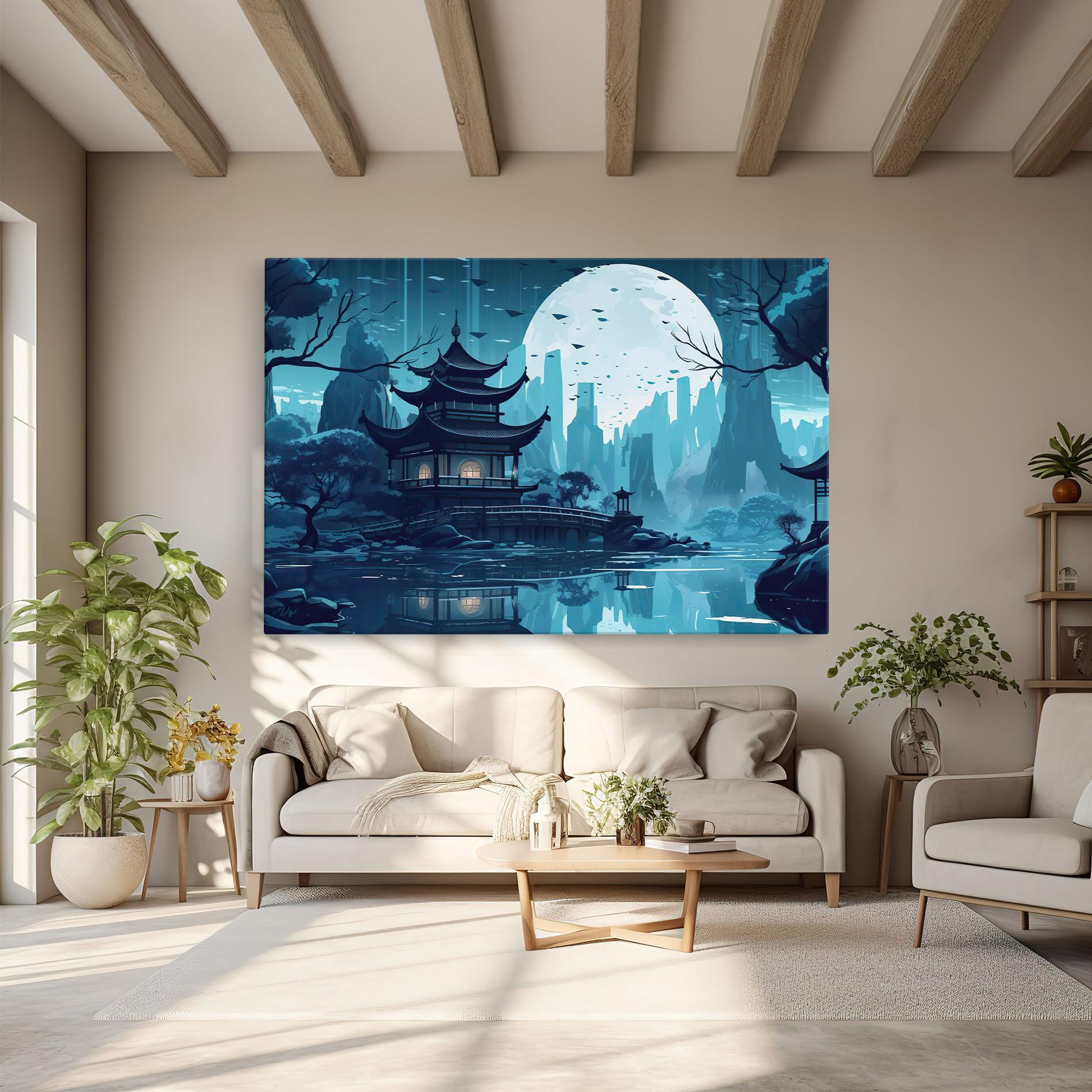 Tablou Canvas Chinese Cartoon mockup 6