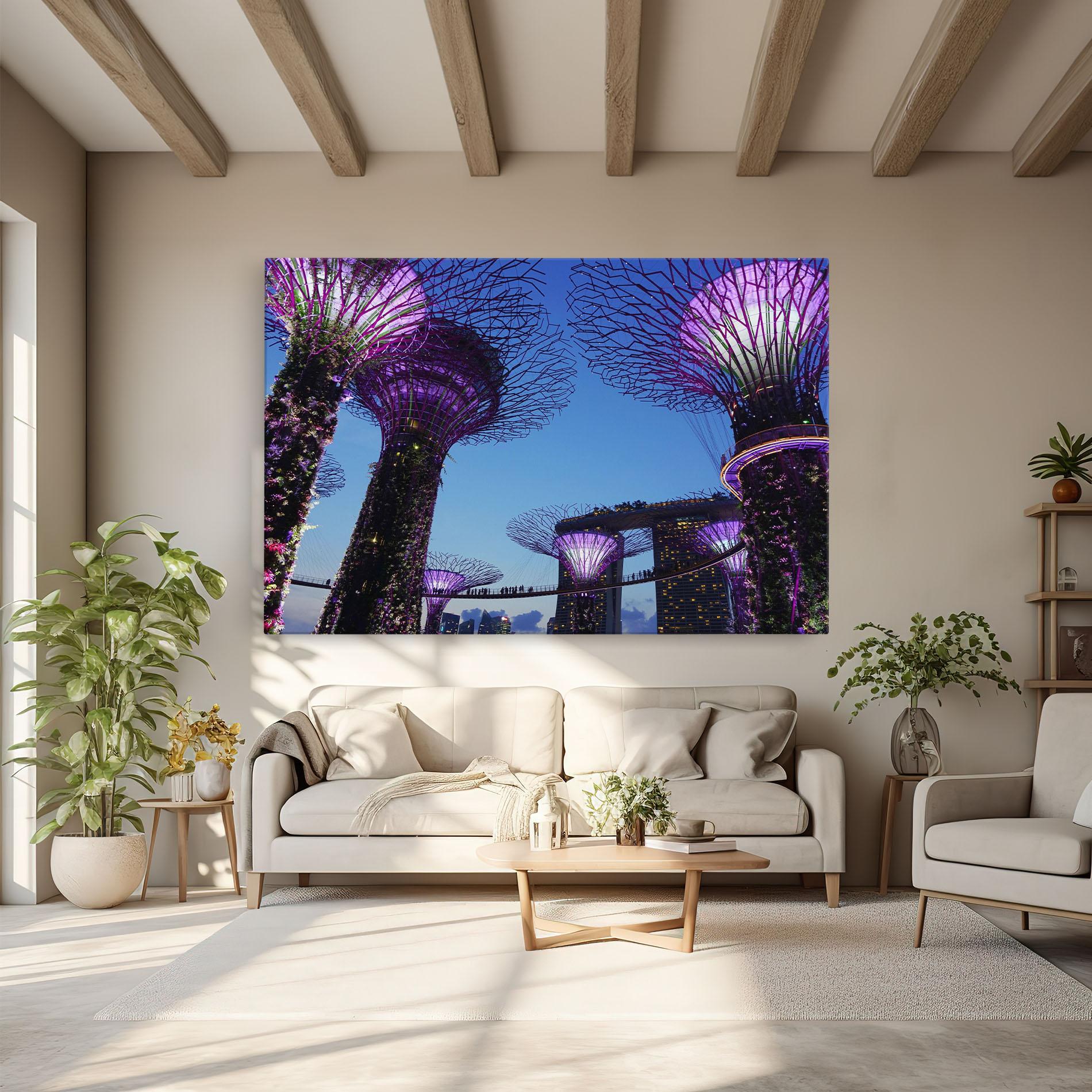 Tablou Canvas Gardens By The Bay mockup 6