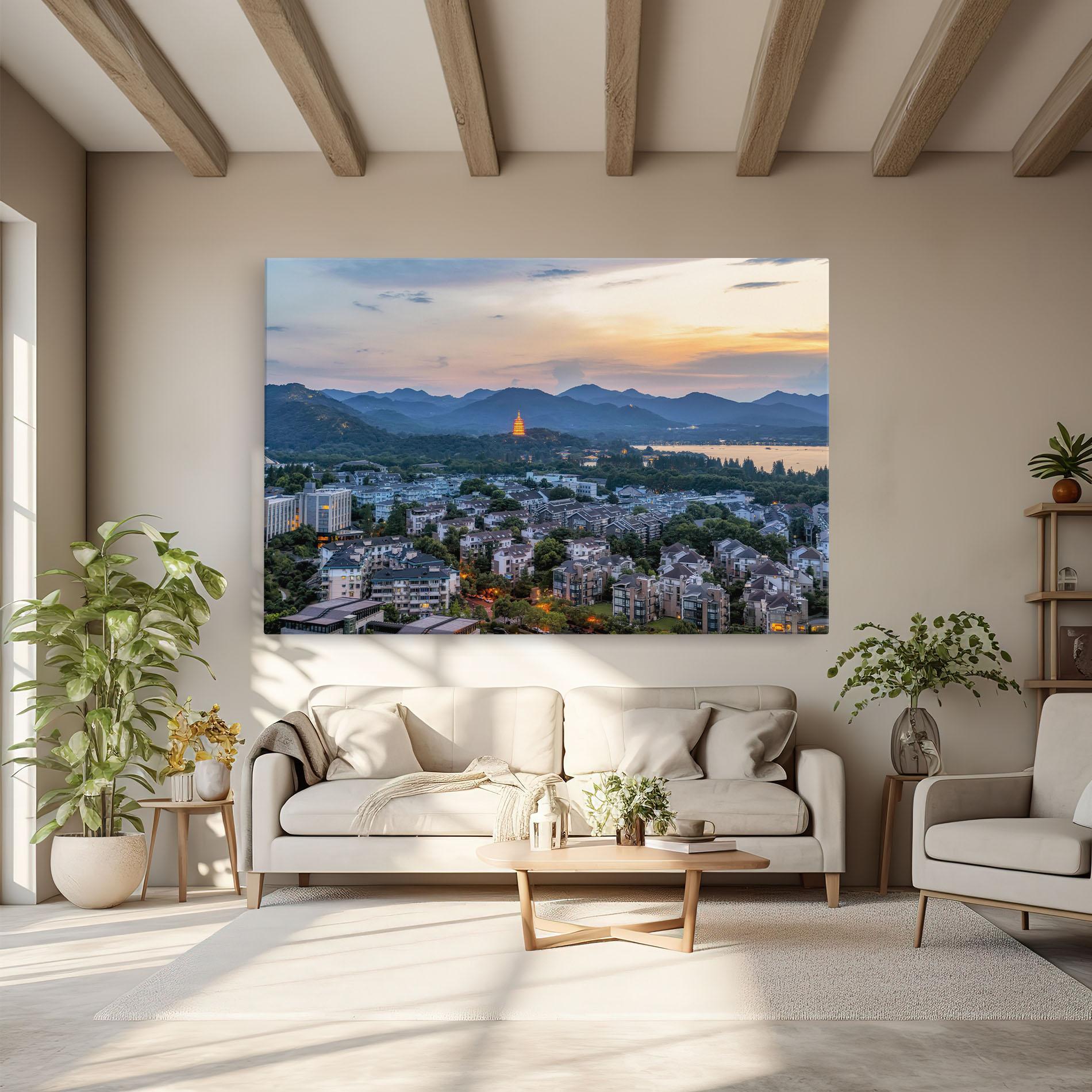 Tablou Canvas Hangzhou China mockup 6