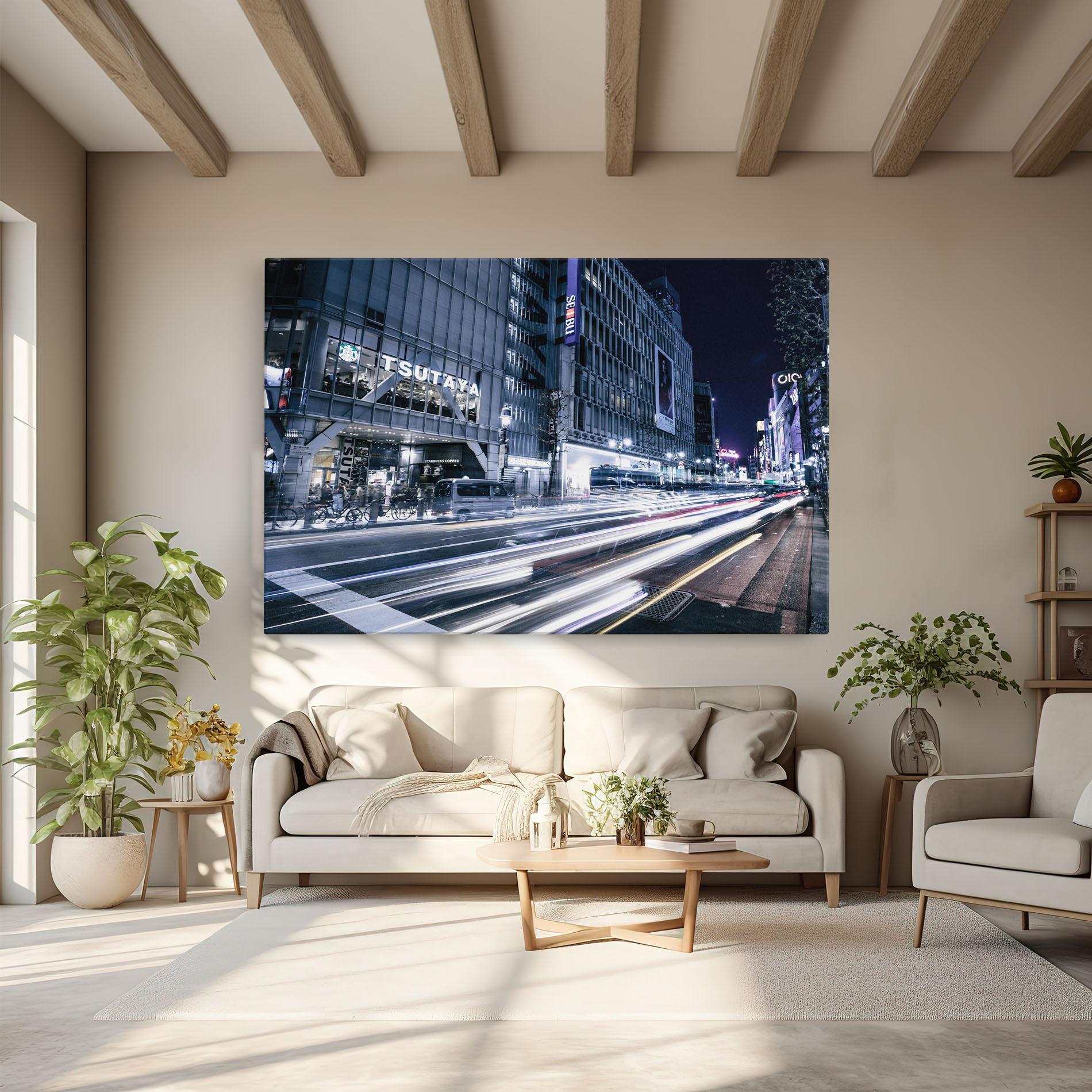 Tablou Canvas Road Traffic mockup 6