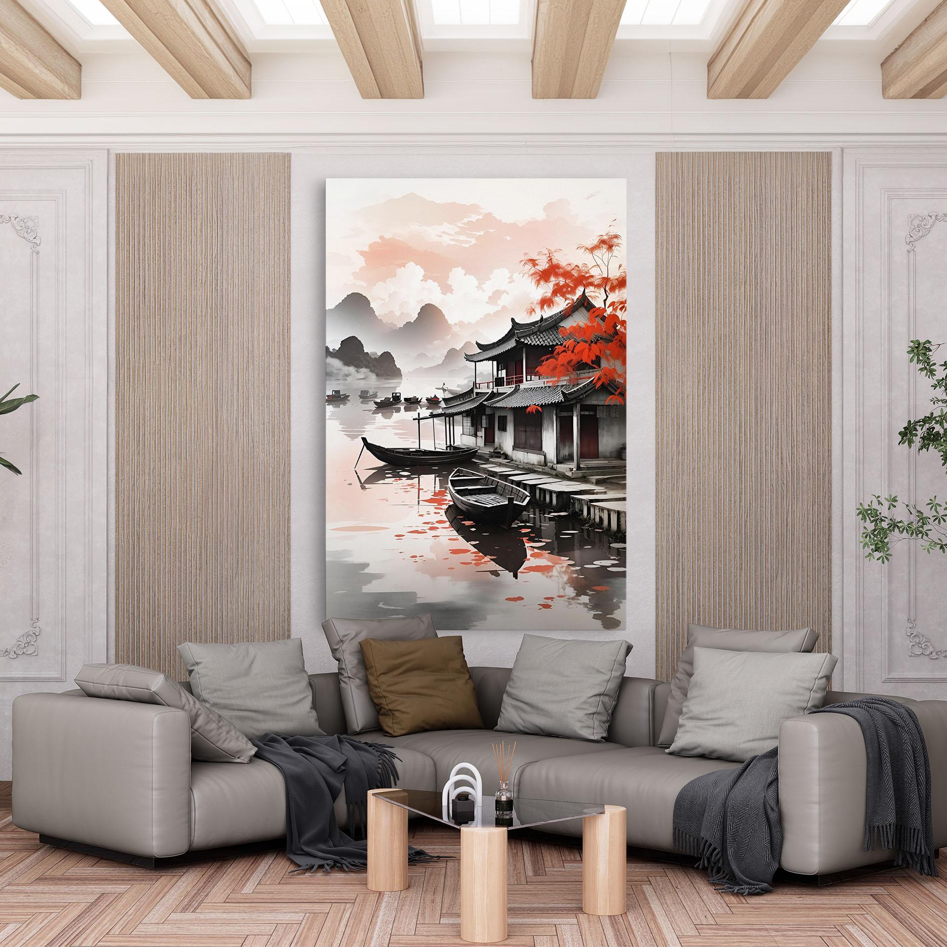 Tablou Canvas Architecture Reflections mockup 6