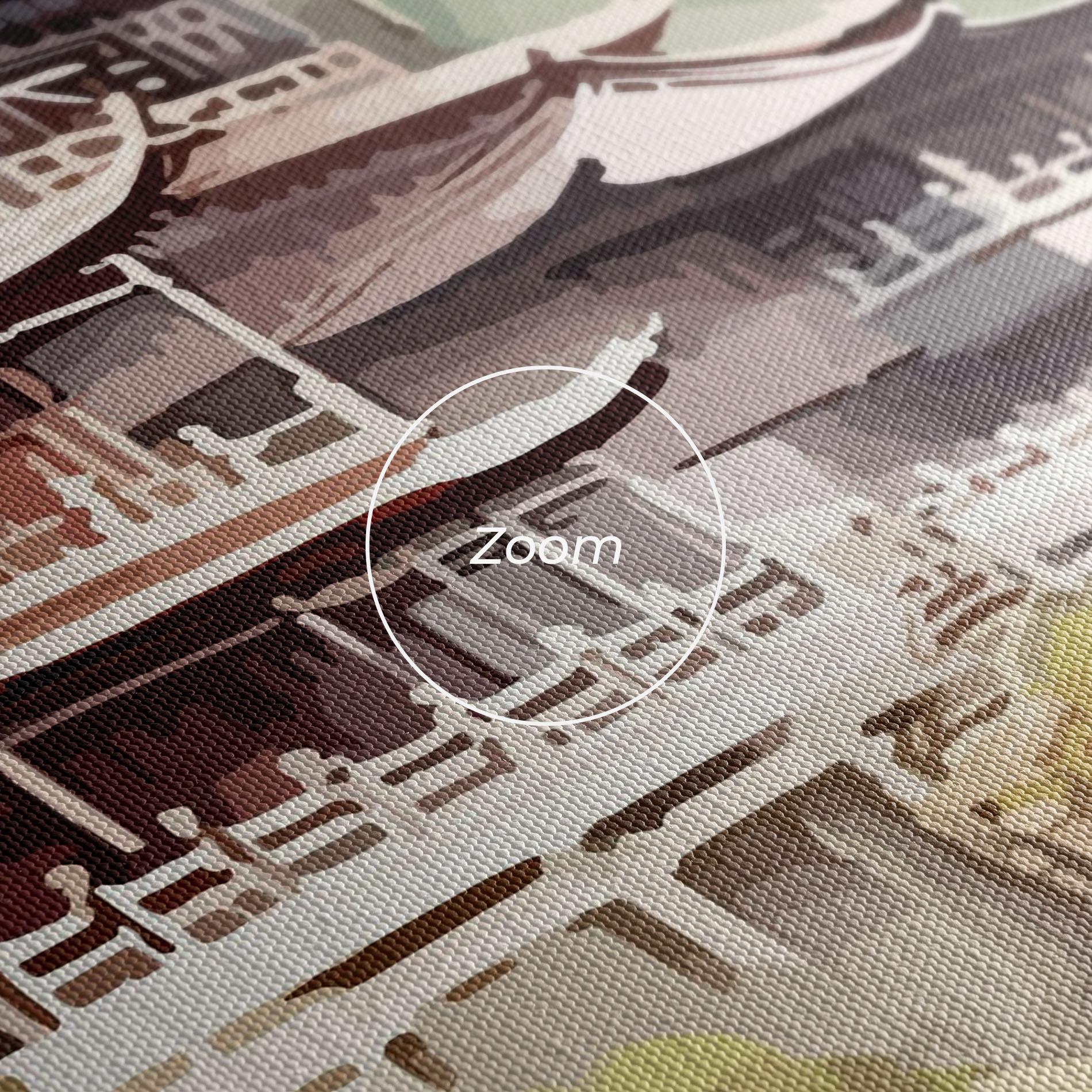 Tablou Canvas Temple Painting mockup 3