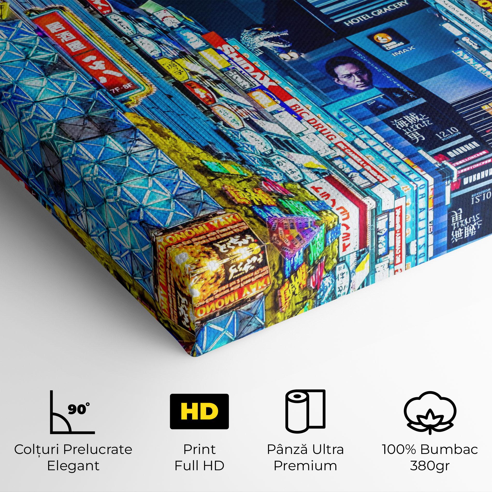 Tablou Canvas Colorful City Lights mockup 4