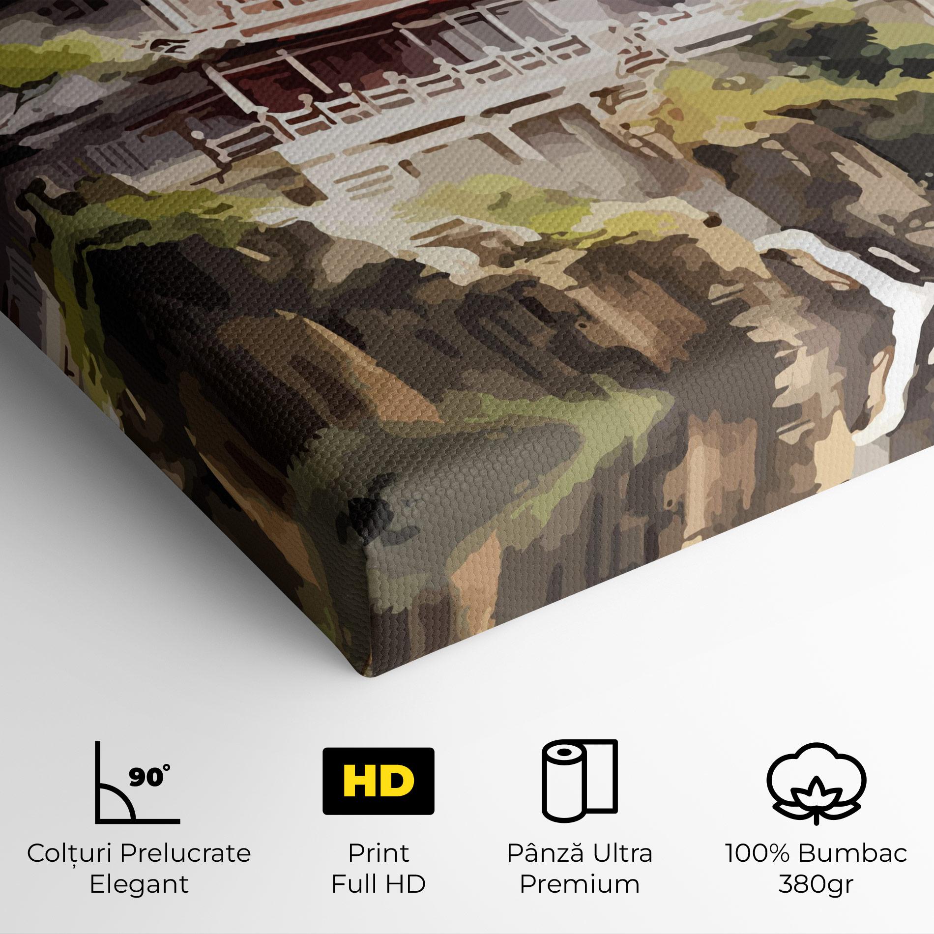 Tablou Canvas Temple Painting mockup 4