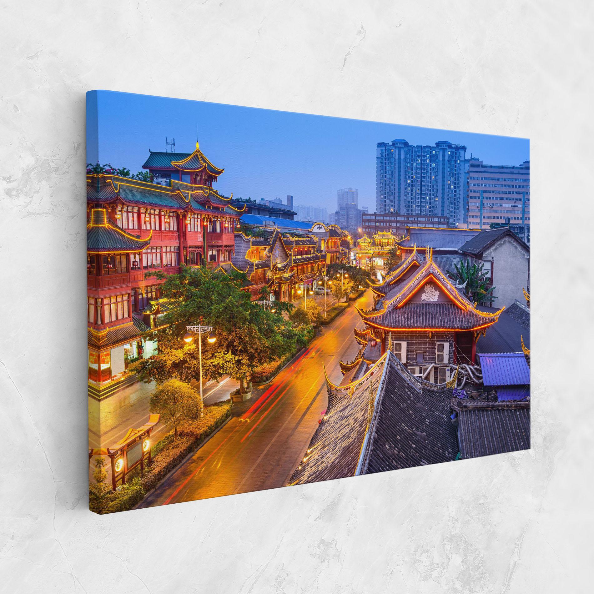 Tablou Canvas Chengdu China mockup 1