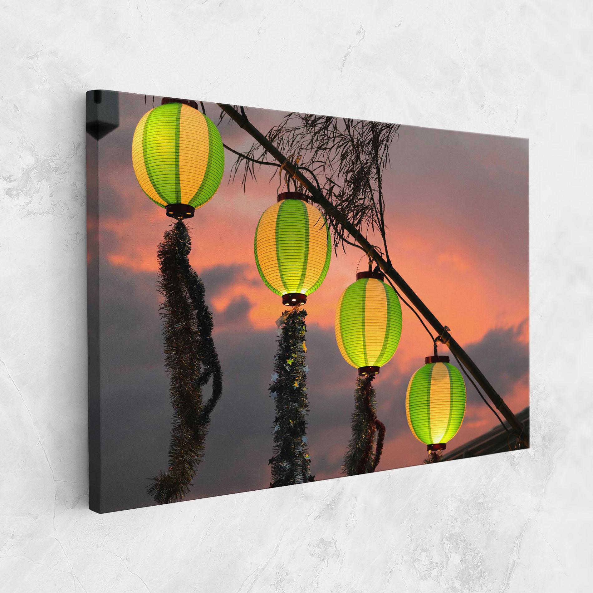 Tablou Canvas Green Lights mockup 1