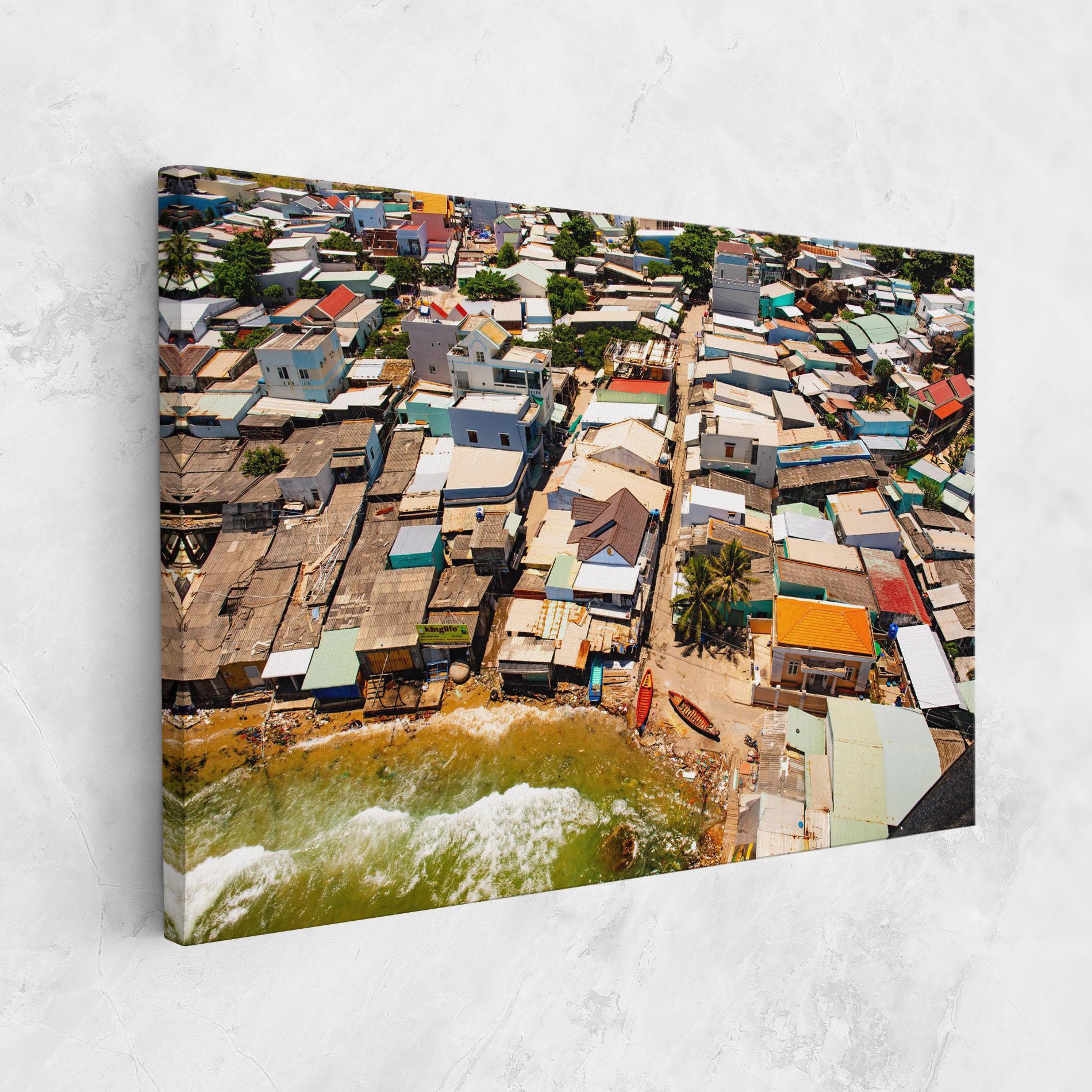 Tablou Canvas Vietnam Slums mockup 1