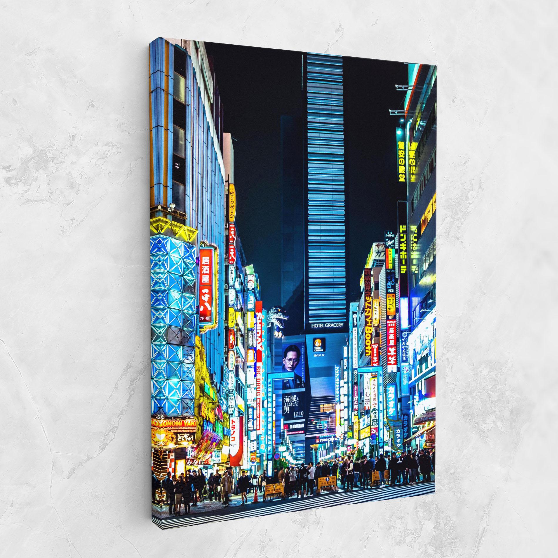 Tablou Canvas Colorful City Lights mockup 1