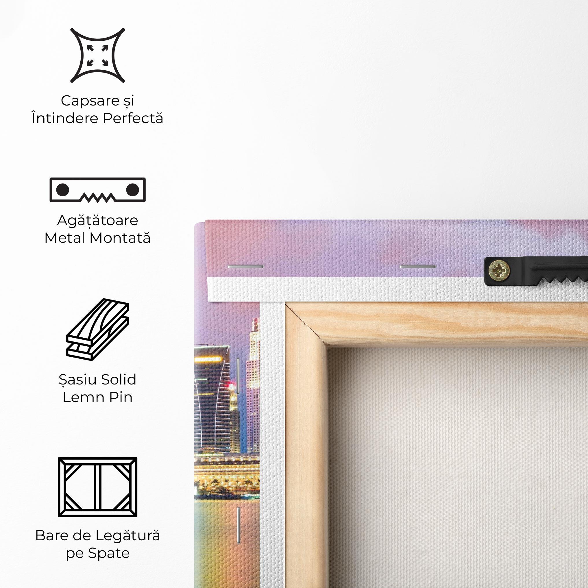 Tablou Canvas Hong Kong Skyline mockup 5