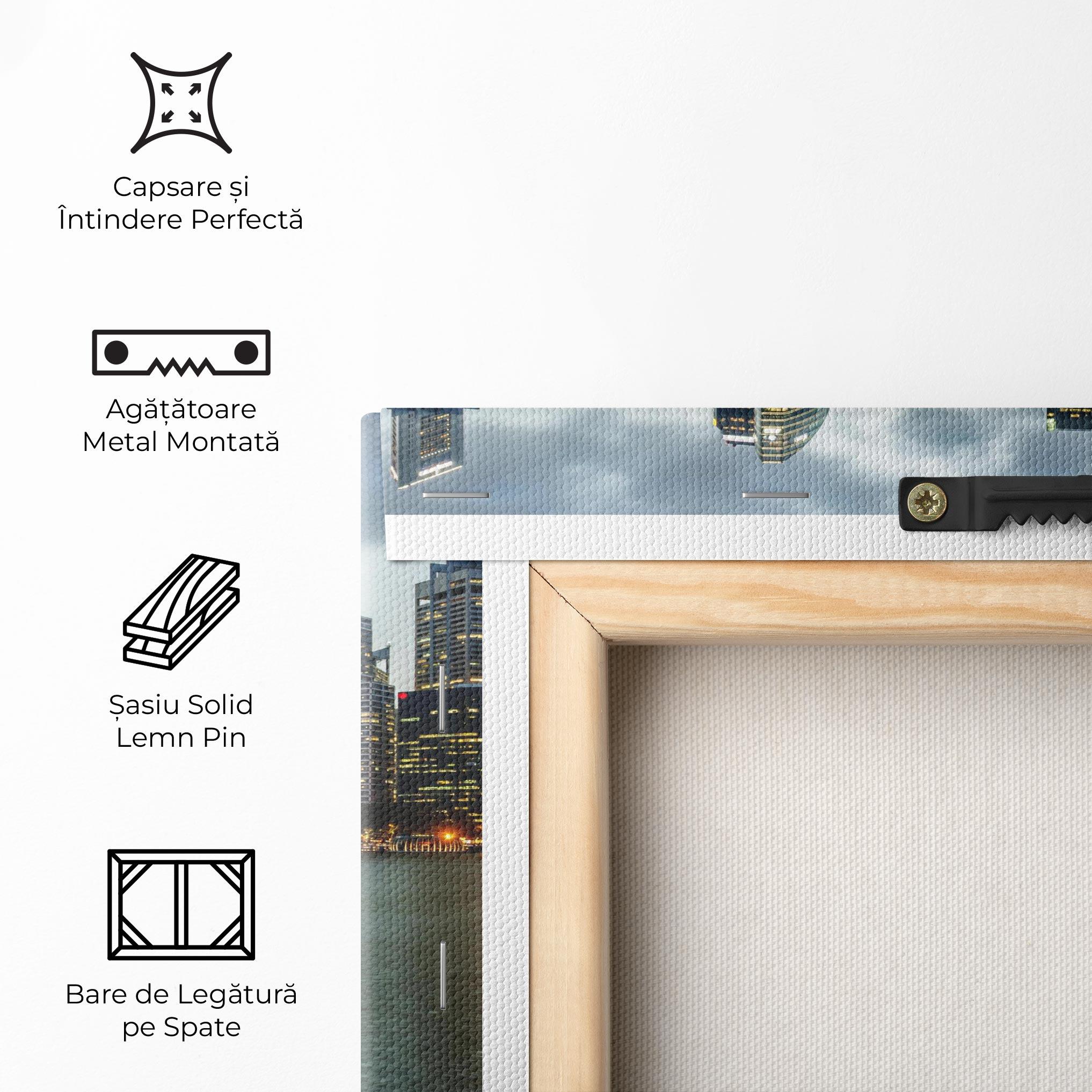 Tablou Canvas Singapore Skyline mockup 5