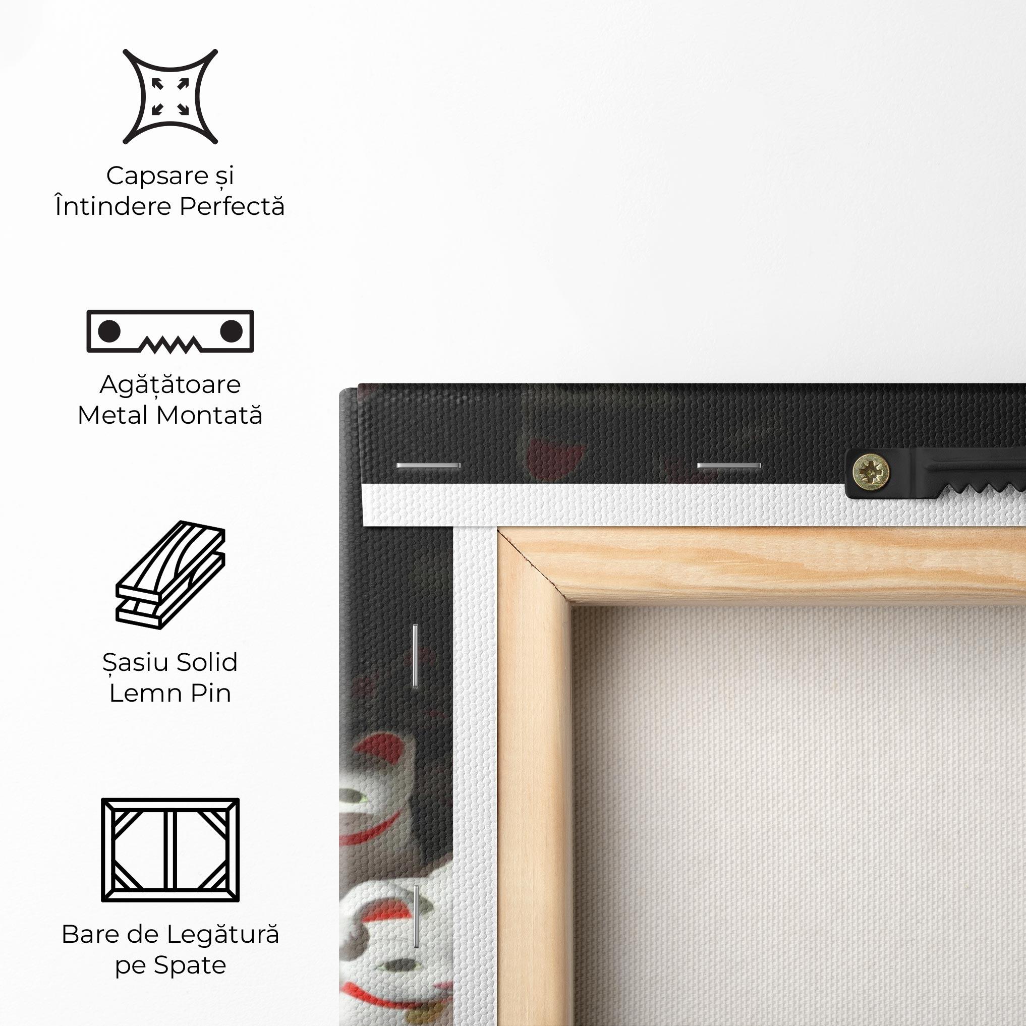 Tablou Canvas White Lucky Cats mockup 5