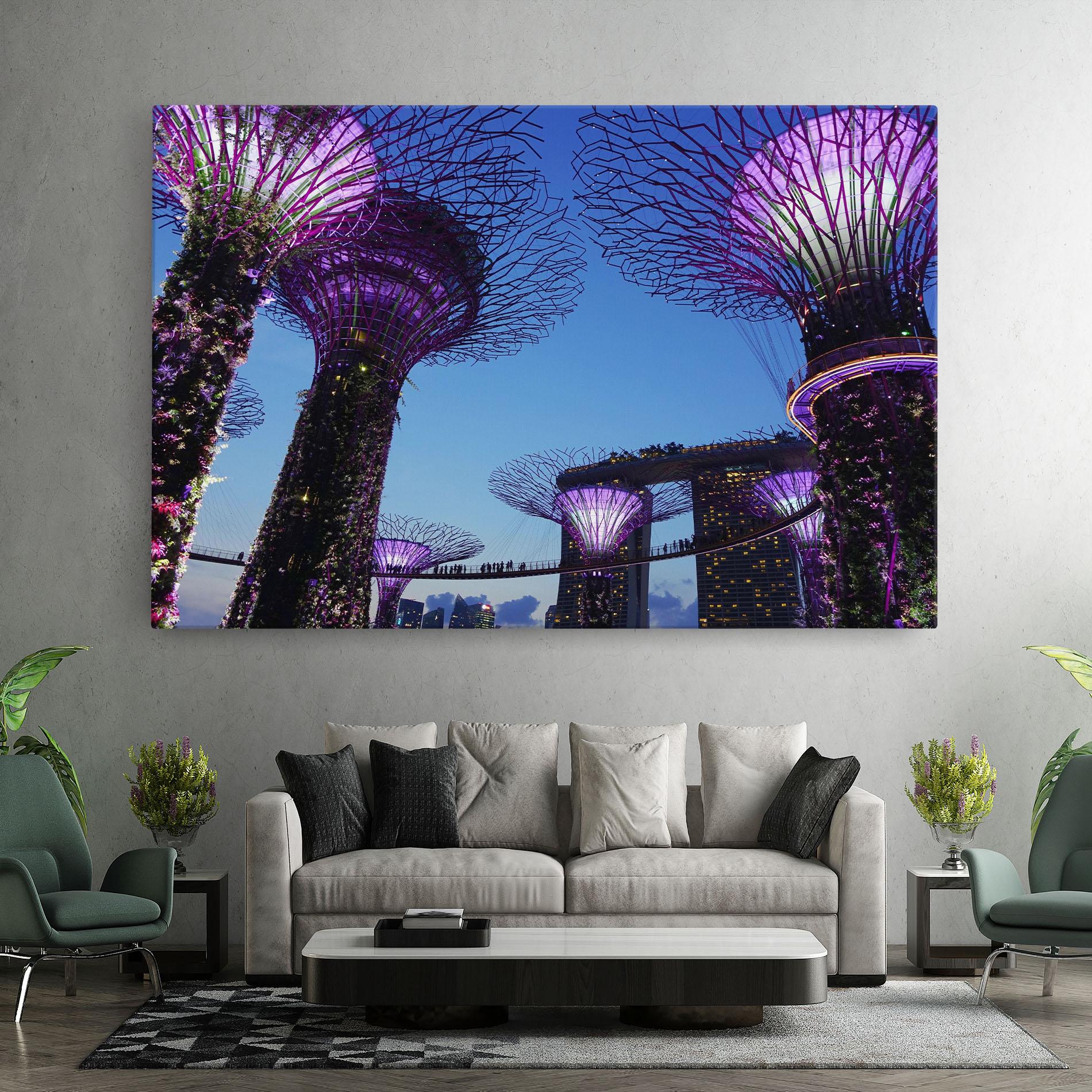 Tablou Canvas Gardens By The Bay mockup 7