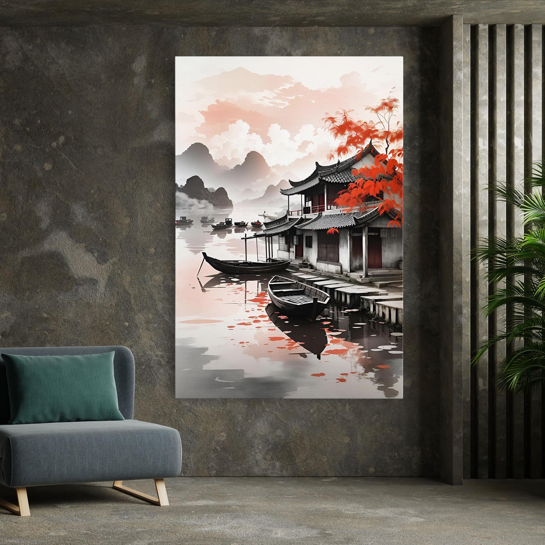 Tablou Canvas Architecture Reflections mockup 7