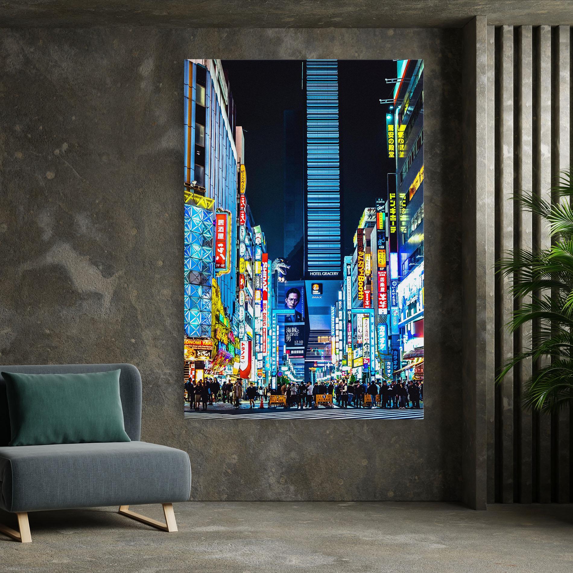 Tablou Canvas Colorful City Lights mockup 7