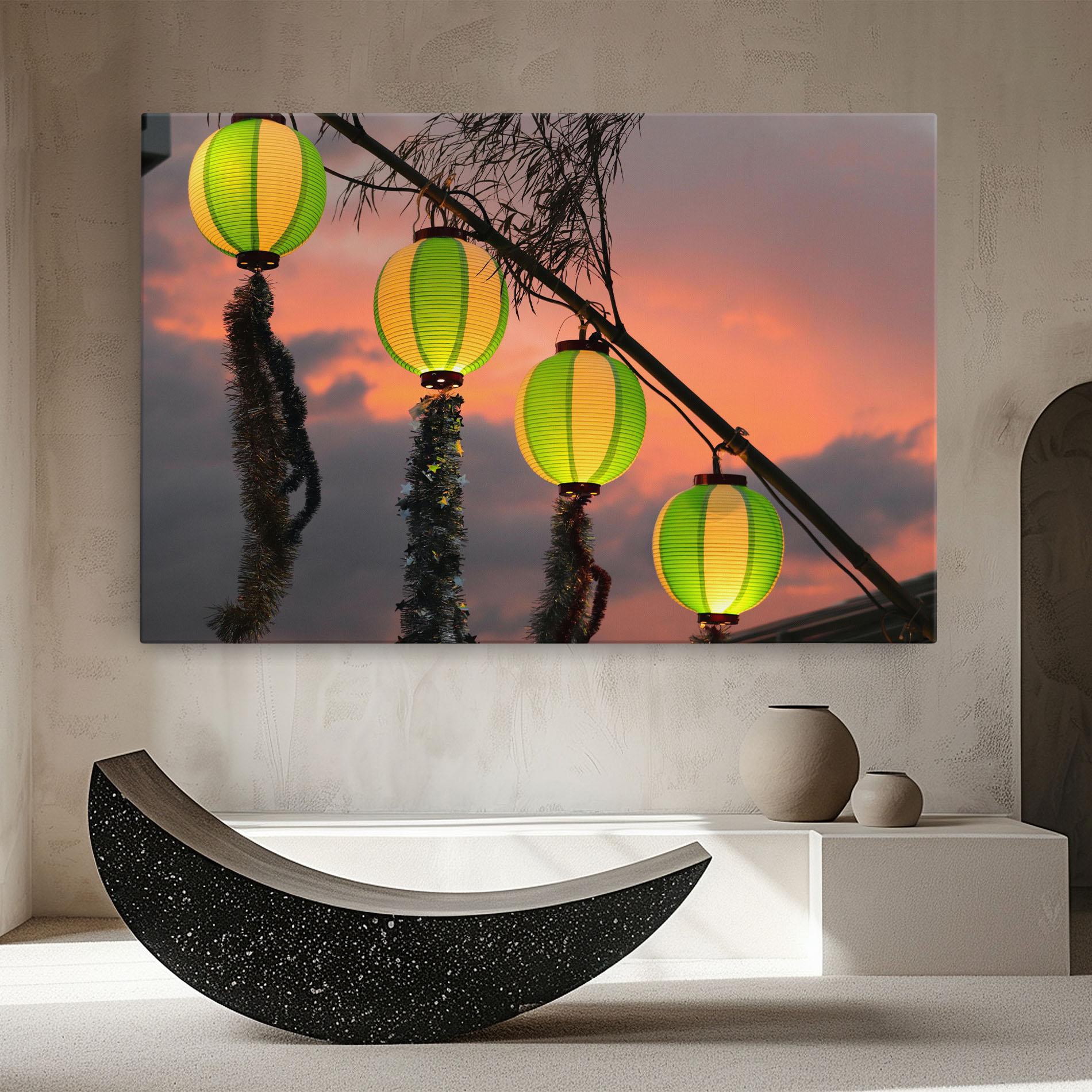 Tablou Canvas Green Lights mockup 8