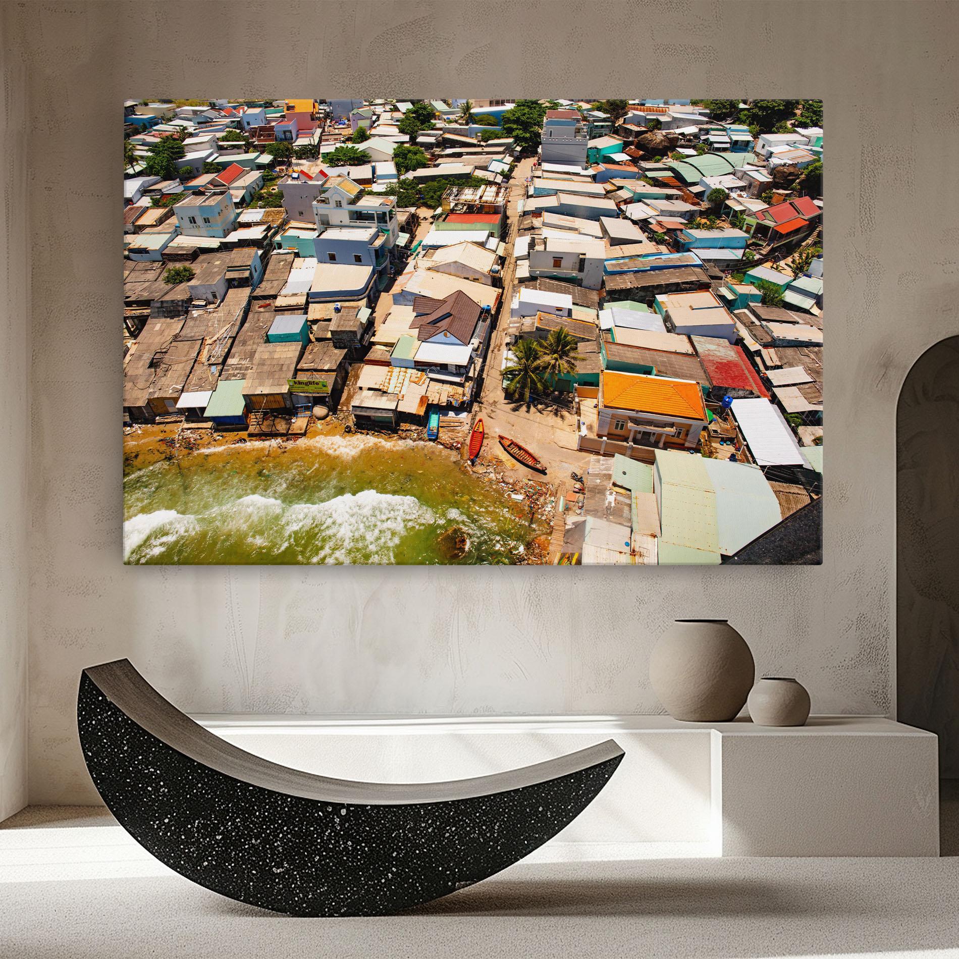 Tablou Canvas Vietnam Slums mockup 8