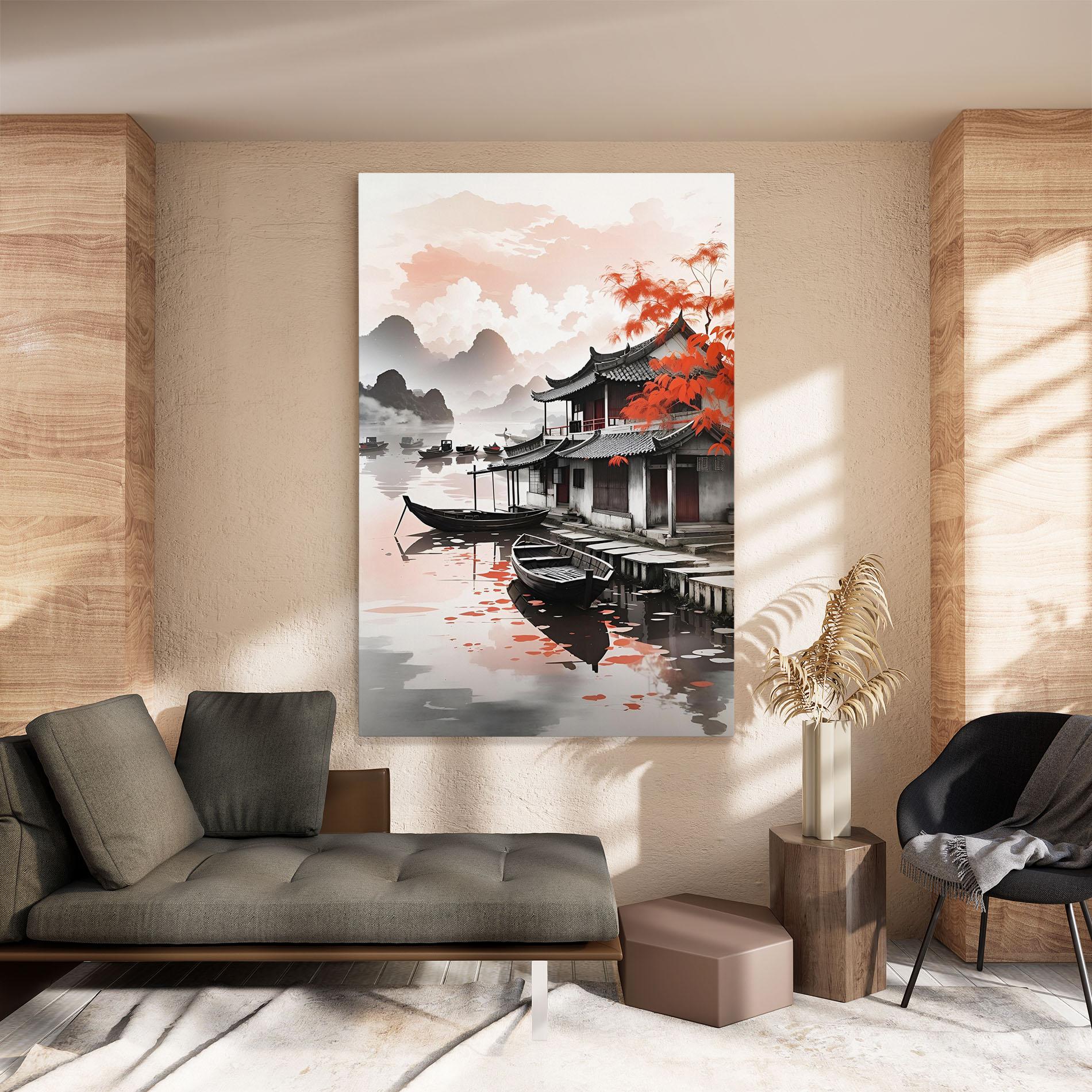 Tablou Canvas Architecture Reflections mockup 8