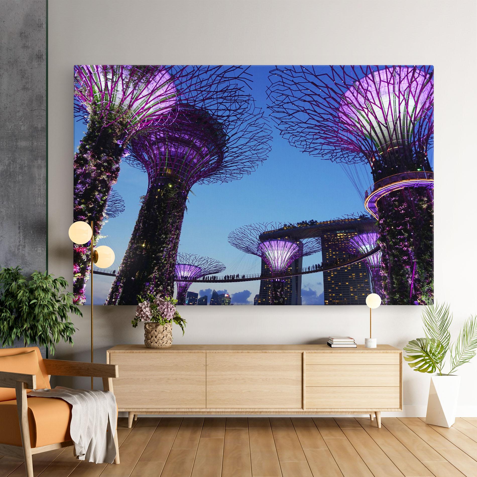 Tablou Canvas Gardens By The Bay mockup 9