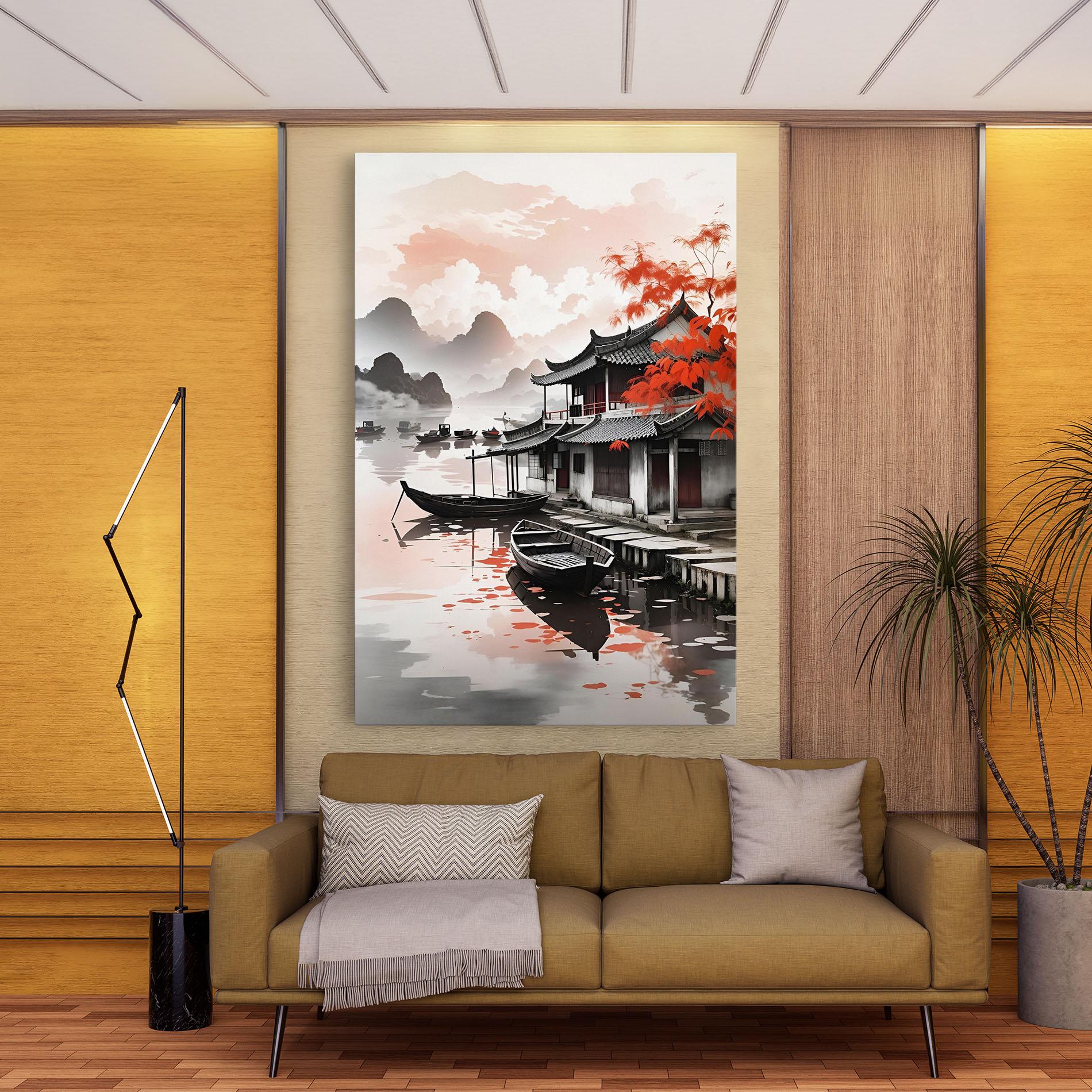 Tablou Canvas Architecture Reflections mockup 9