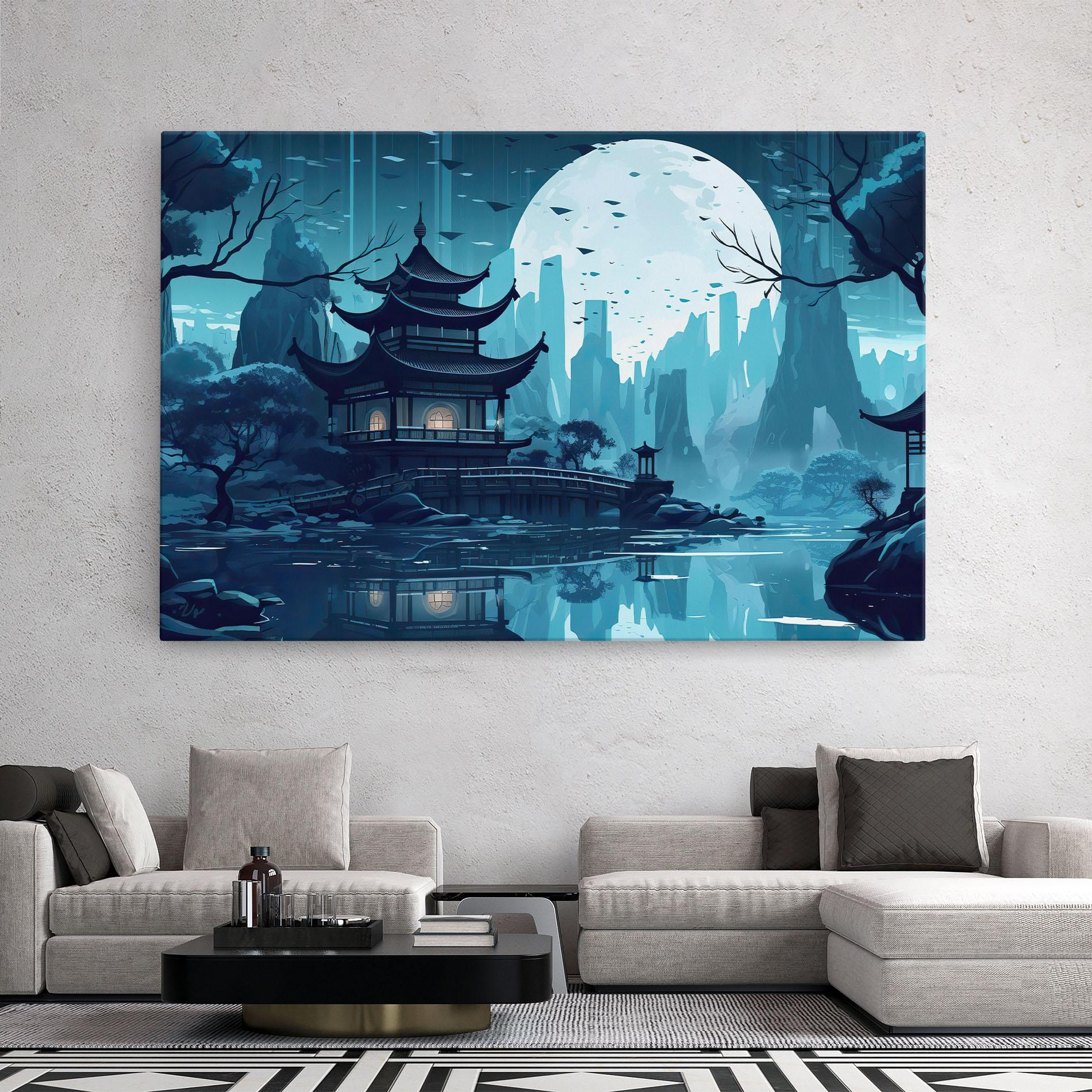 Tablou Canvas Chinese Cartoon mockup 2