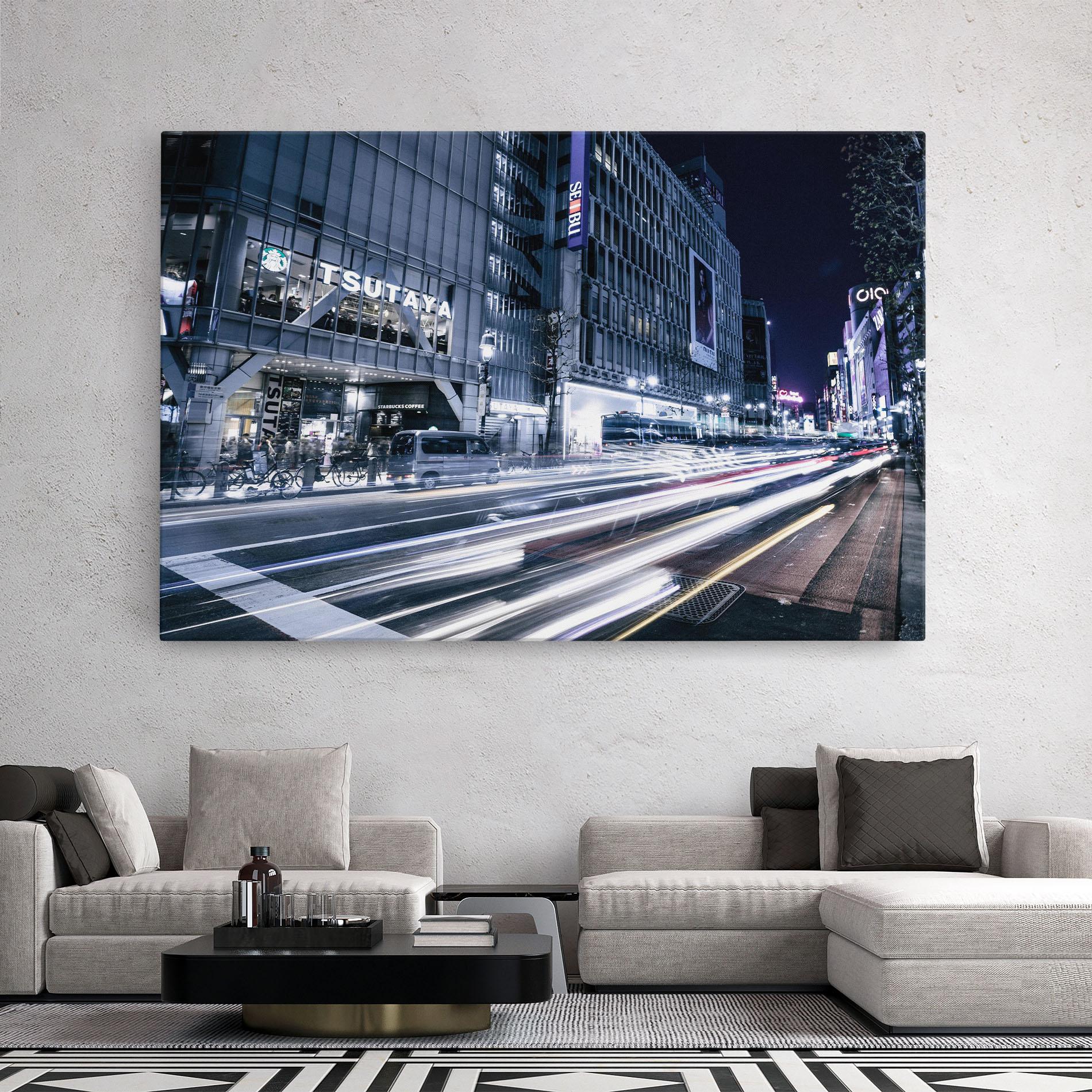 Tablou Canvas Road Traffic mockup 2