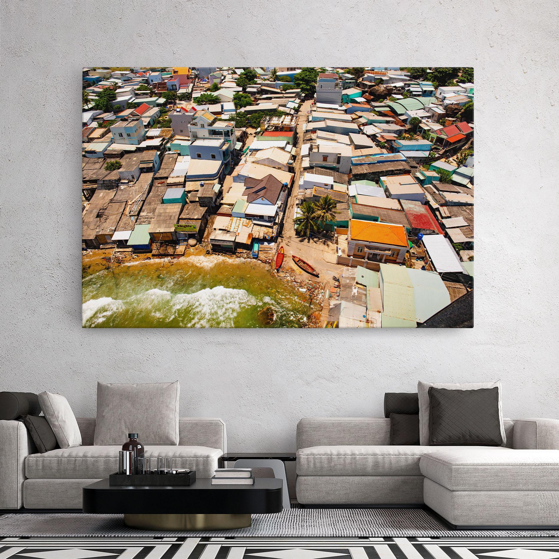 Tablou Canvas Vietnam Slums mockup 2