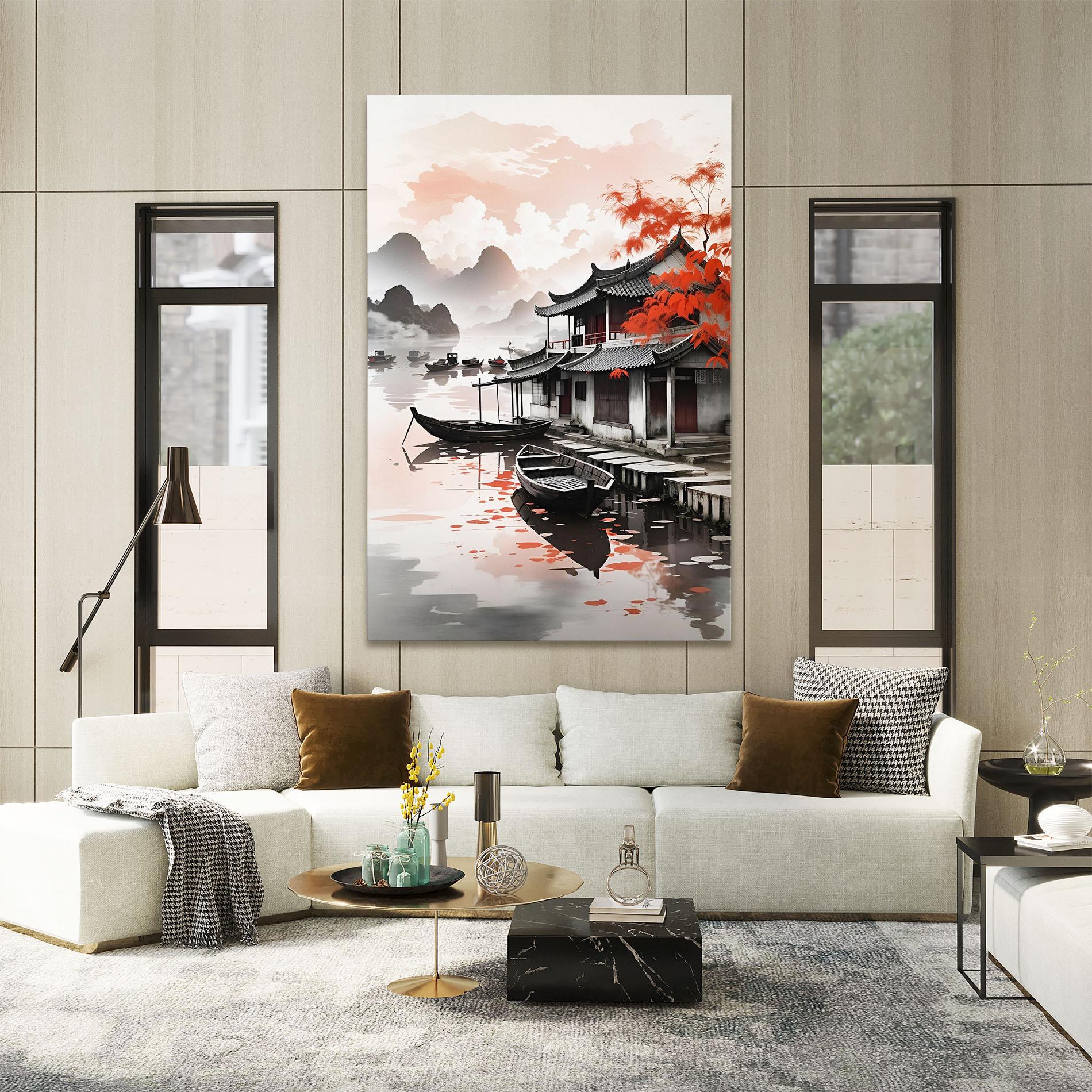 Tablou Canvas Architecture Reflections mockup 2