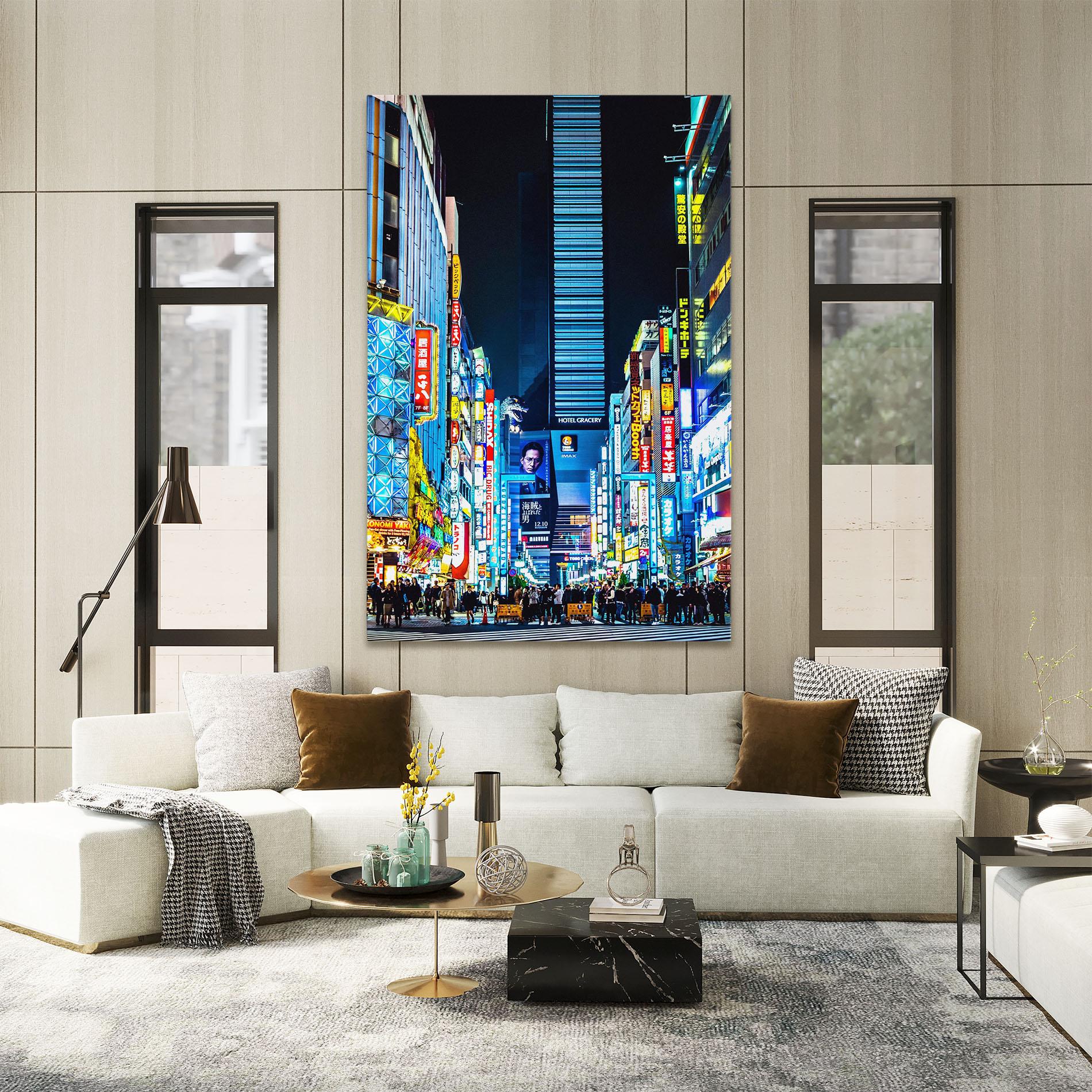 Tablou Canvas Colorful City Lights mockup 2