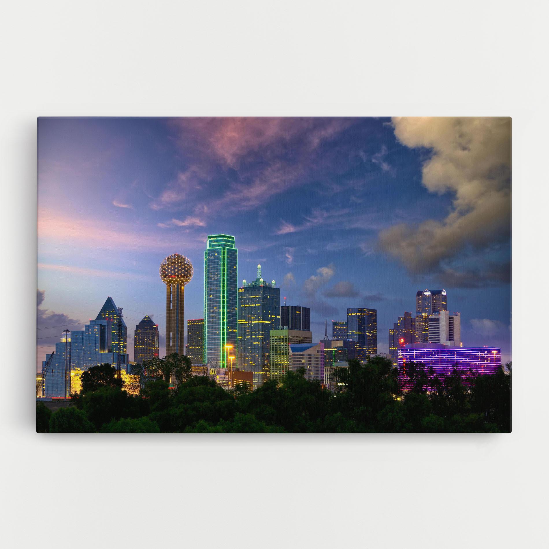 Tablou Canvas Dallas Dusk mockup 0